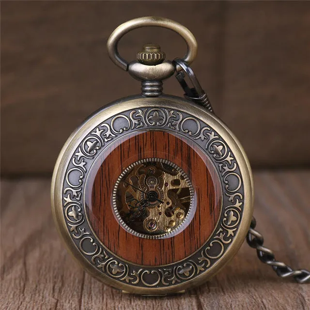 ☀ Roman Numeral Pocket Watch .. Look Good With Jeans or Khaki's..