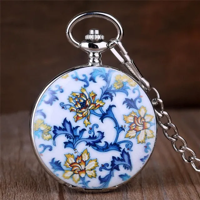 ☀ Roman Numeral Pocket Watch .. Look Good With Jeans or Khaki's..