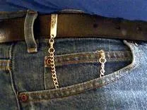 ☀ Roman Numeral Pocket Watch .. Look Good With Jeans or Khaki's..
