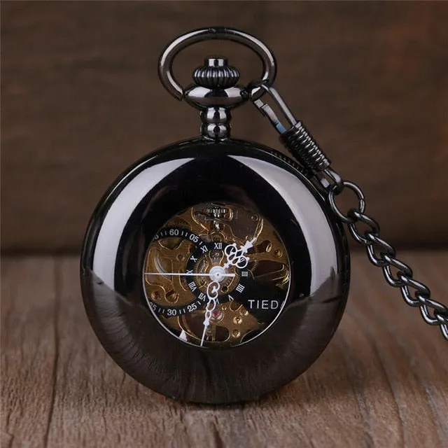 ☀ Roman Numeral Pocket Watch .. Look Good With Jeans or Khaki's..