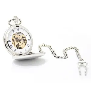 ☀ Roman Numeral Pocket Watch .. Look Good With Jeans or Khaki's..