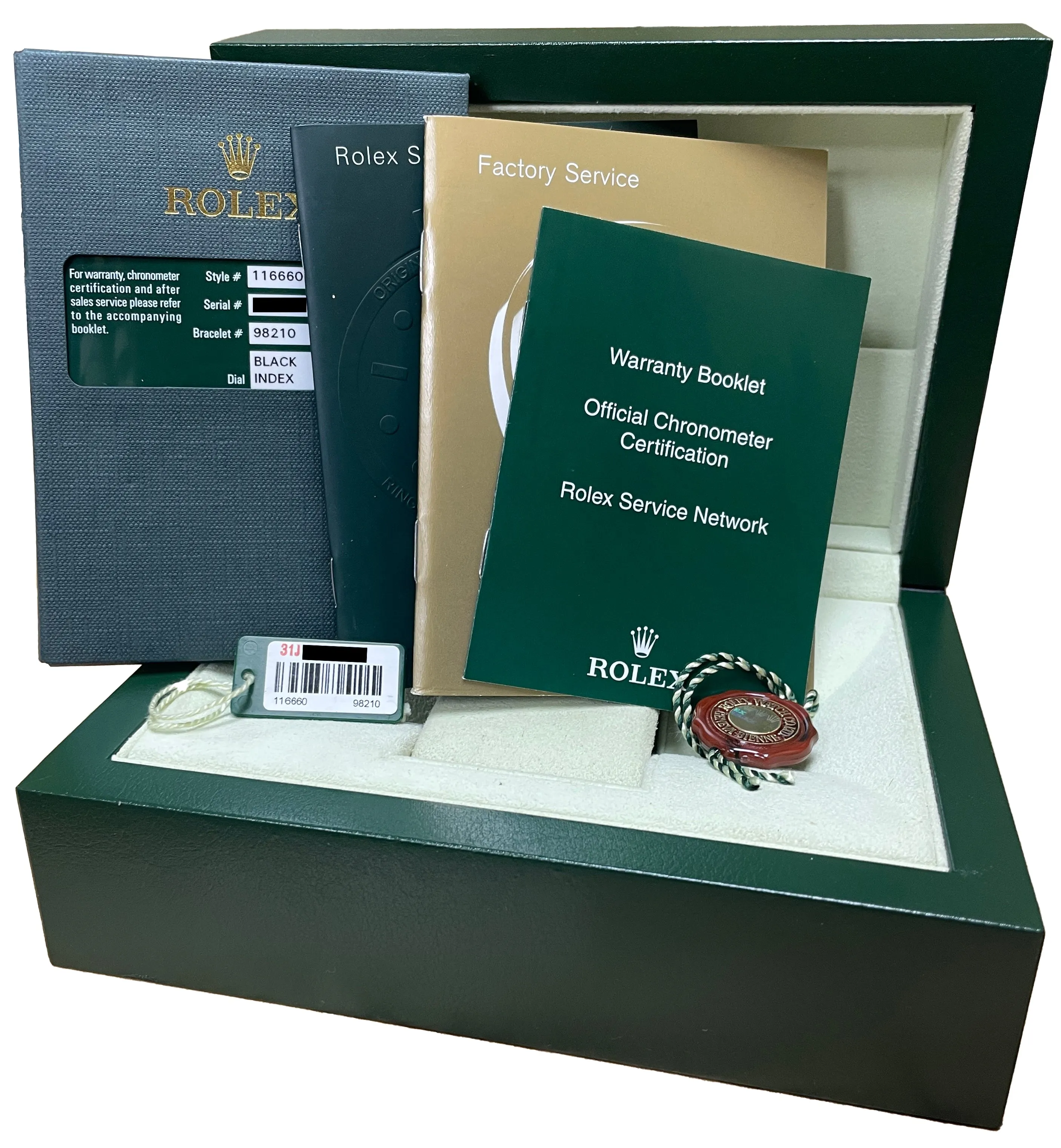 2008 UNPOLISHED Rolex Sea-Dweller Deepsea Steel 44mm Black Ceramic Watch 116660