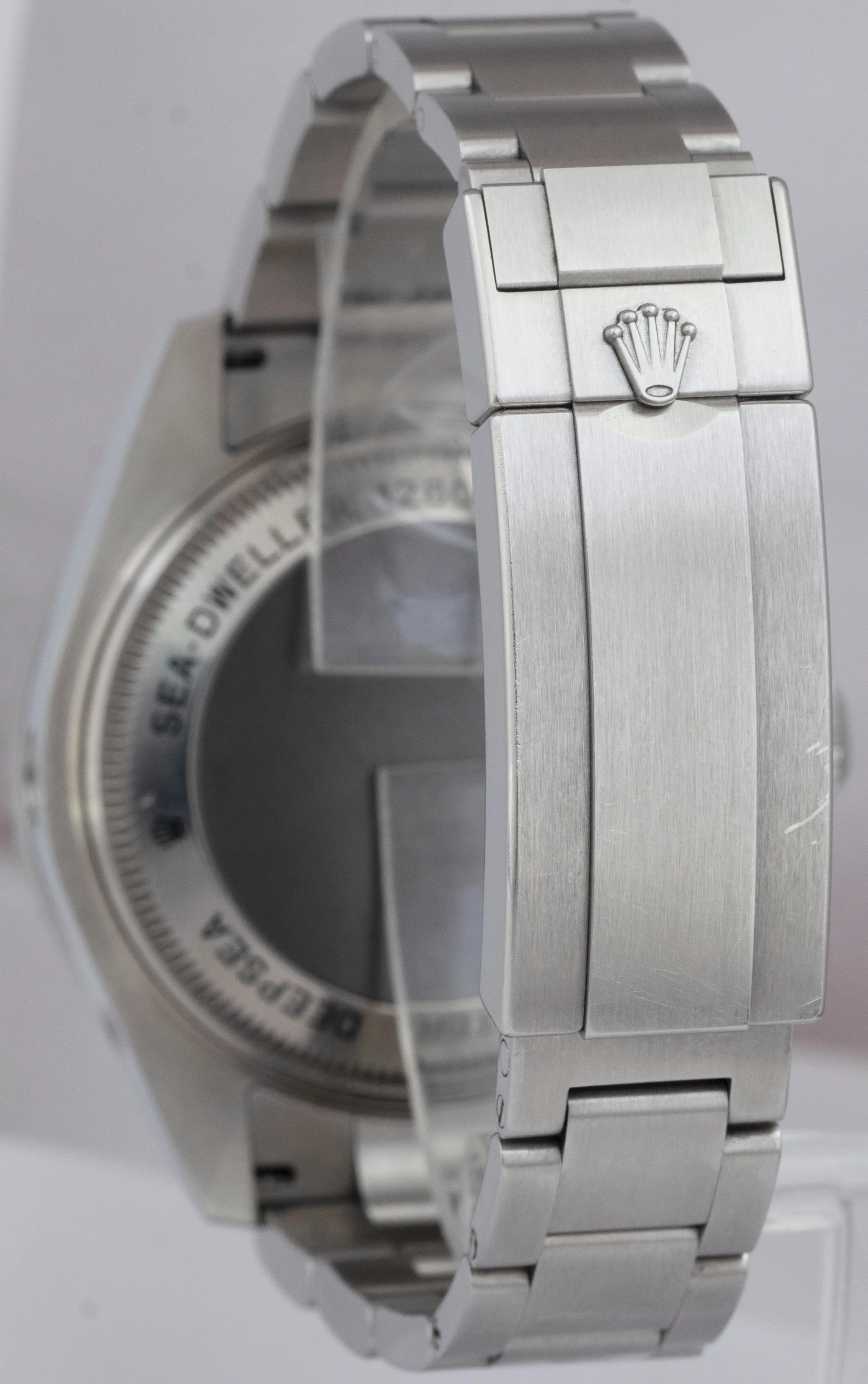 2008 UNPOLISHED Rolex Sea-Dweller Deepsea Steel 44mm Black Ceramic Watch 116660