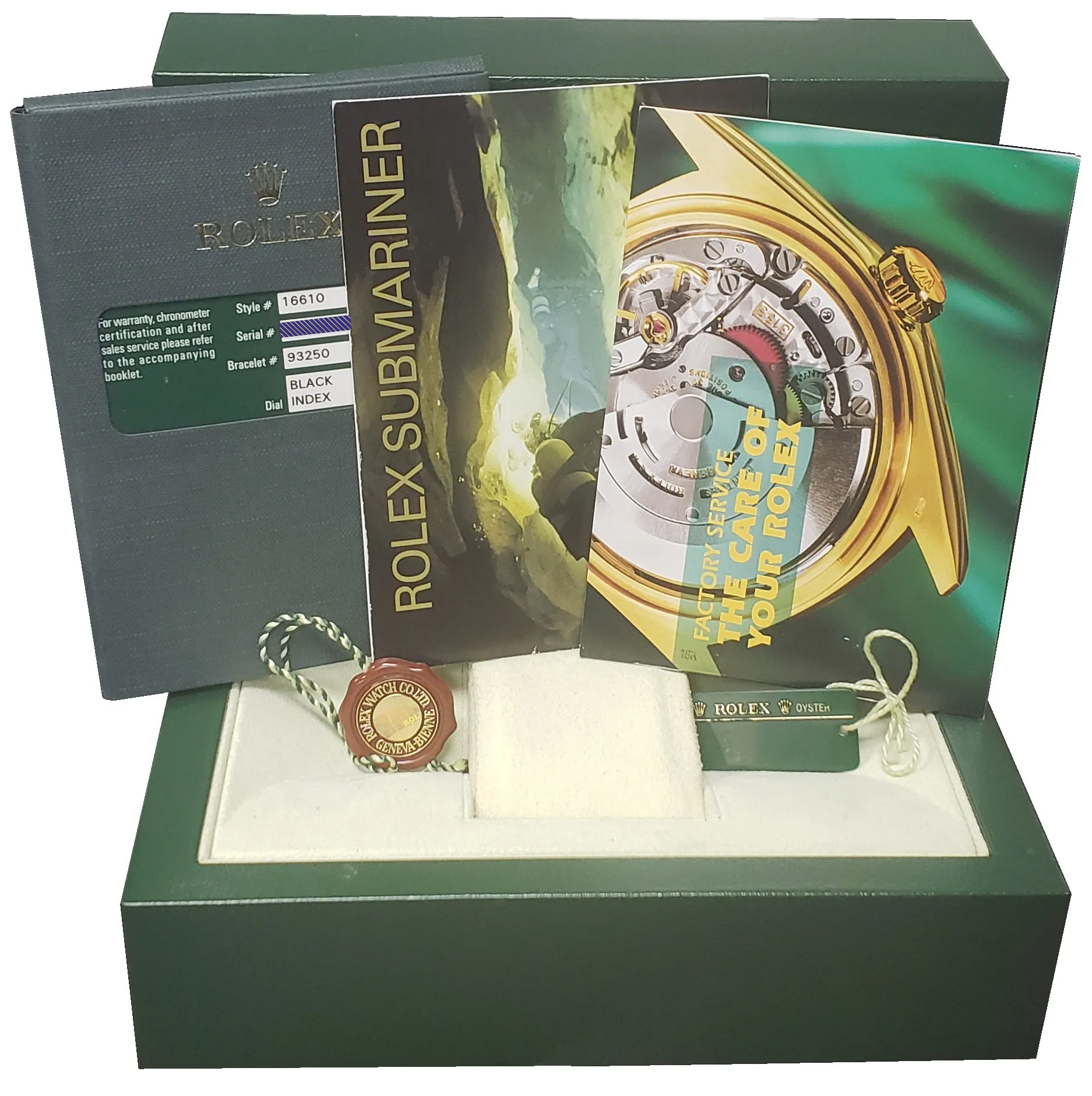 2009 Rolex Submariner Date ENGRAVED REHAUT Stainless Pre-Ceramic Watch 16610