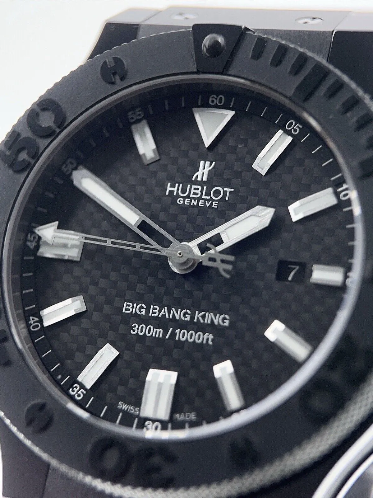 2012 Hublot Big Bang King Ceramic Black 48mm Automatic Men’s Watch 322.CM1770.RX