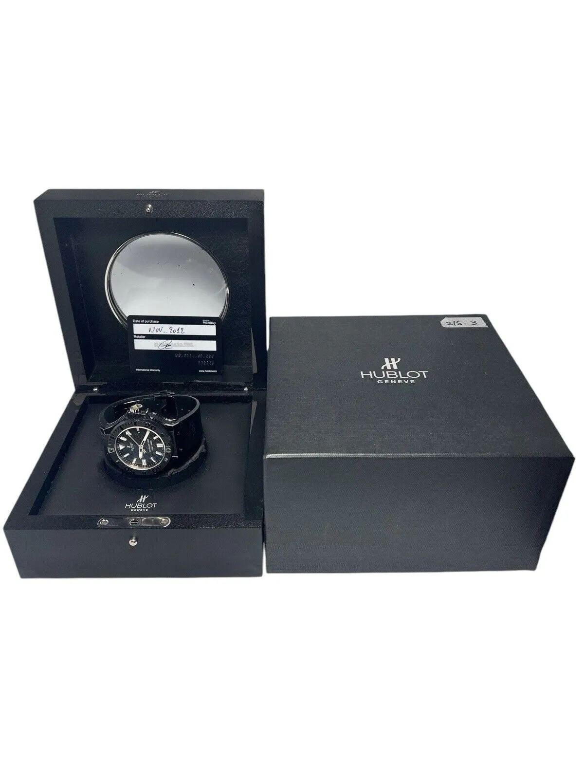 2012 Hublot Big Bang King Ceramic Black 48mm Automatic Men’s Watch 322.CM1770.RX