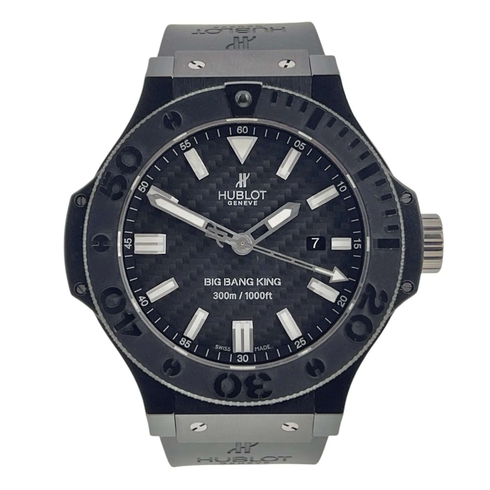 2012 Hublot Big Bang King Ceramic Black 48mm Automatic Men’s Watch 322.CM1770.RX