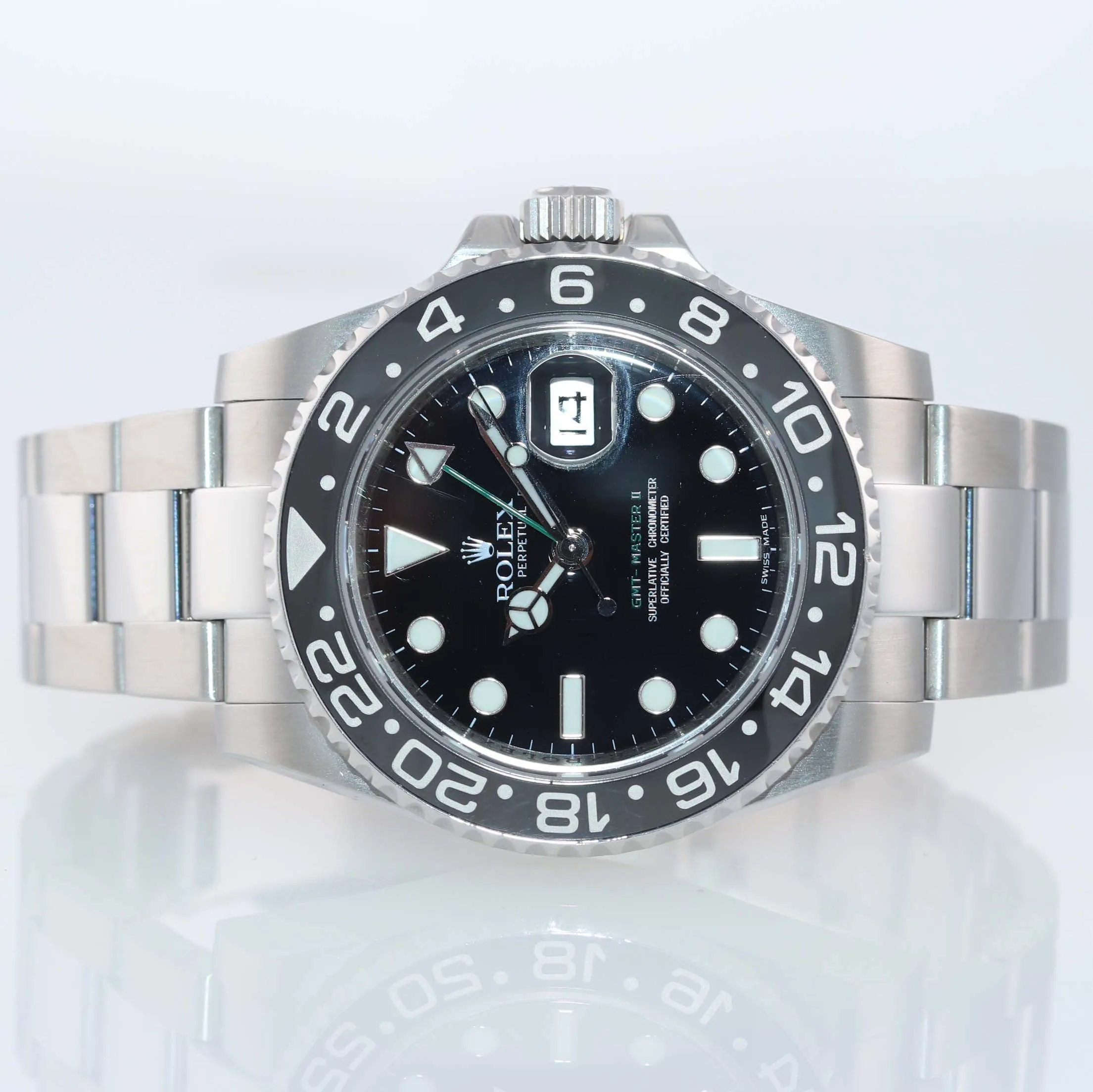 2012 MINT Rolex GMT Master II 116710LN Steel Ceramic Black Ceramic Watch Box