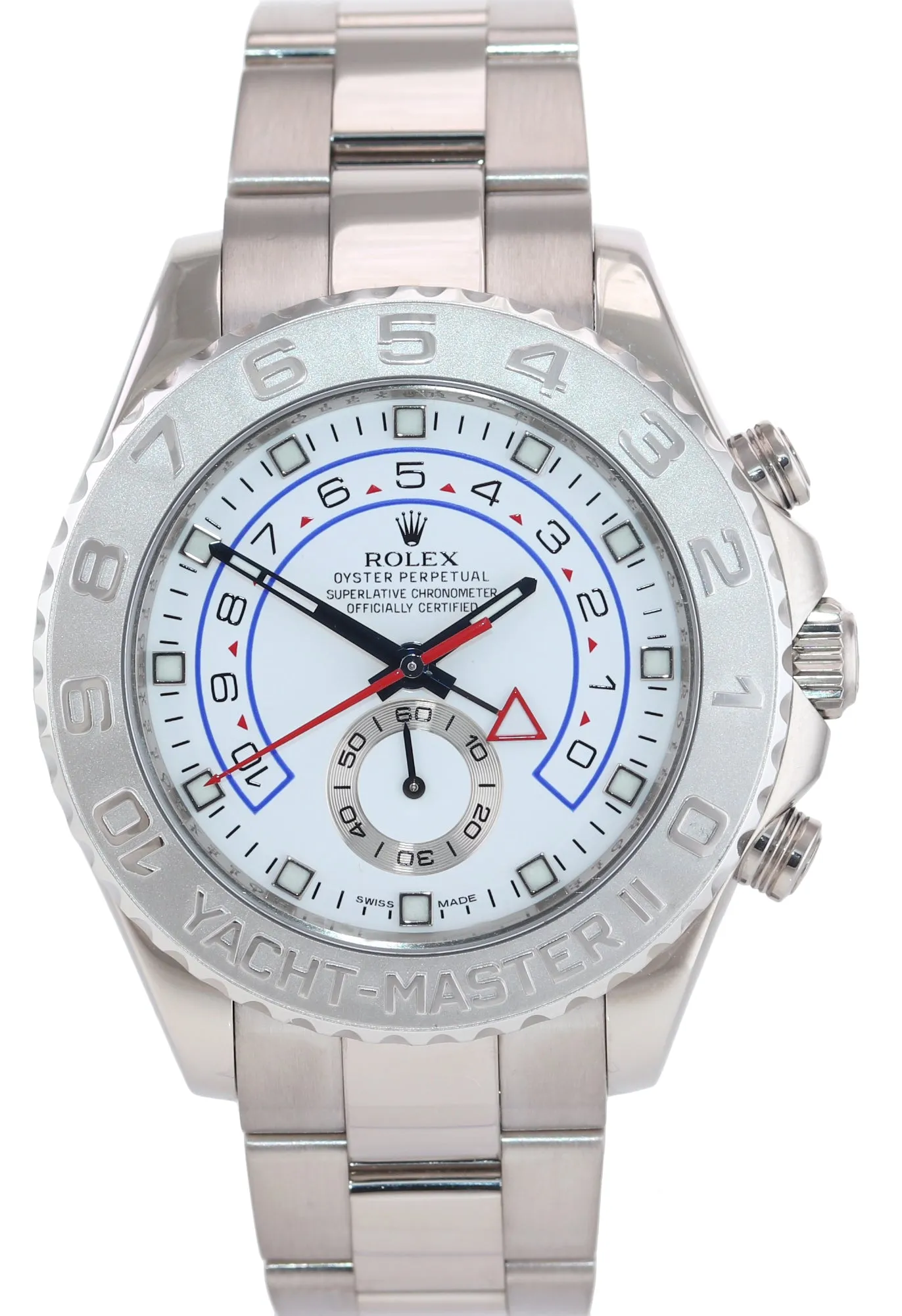 2013 RSC Men's Rolex Yacht-Master II 44mm White Gold 116689 Watch Box