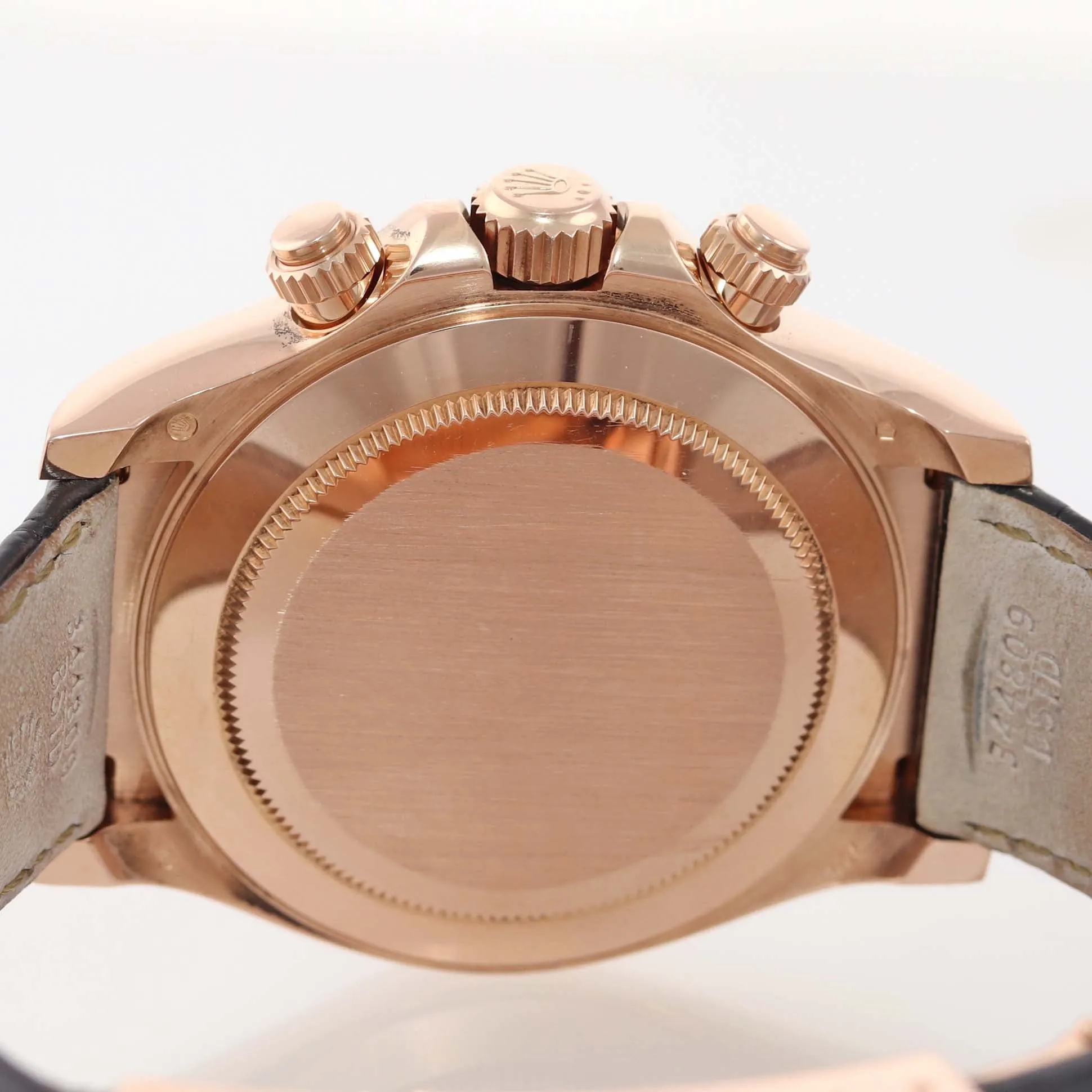2016 Rolex Daytona Ivory Ceramic 18K Rose Gold 40mm 116515 Watch Leather Box