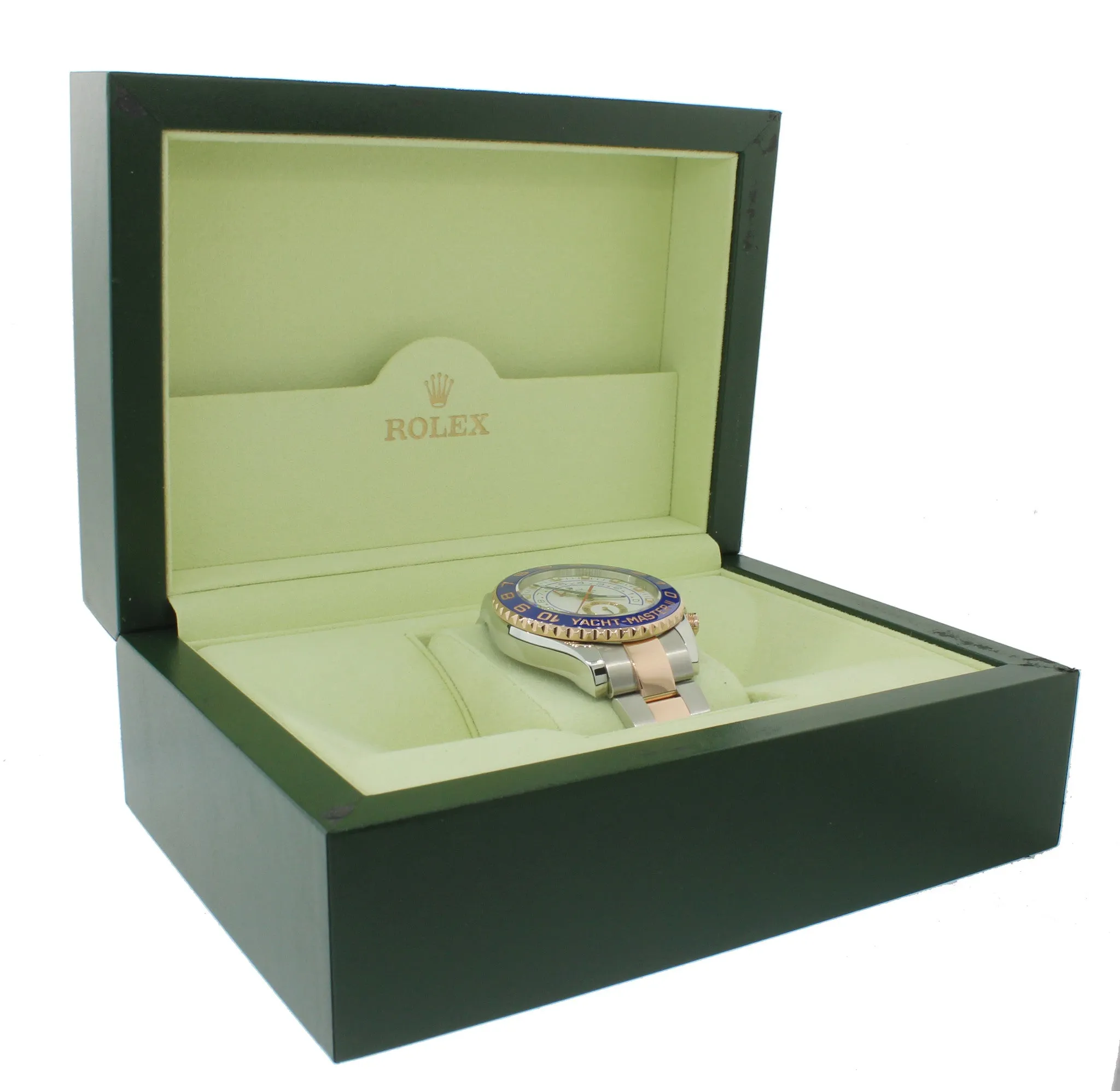2018 Rolex Yacht-Master 2 44mm Two-Tone 18k Rose Gold Ceramic 116681 Watch