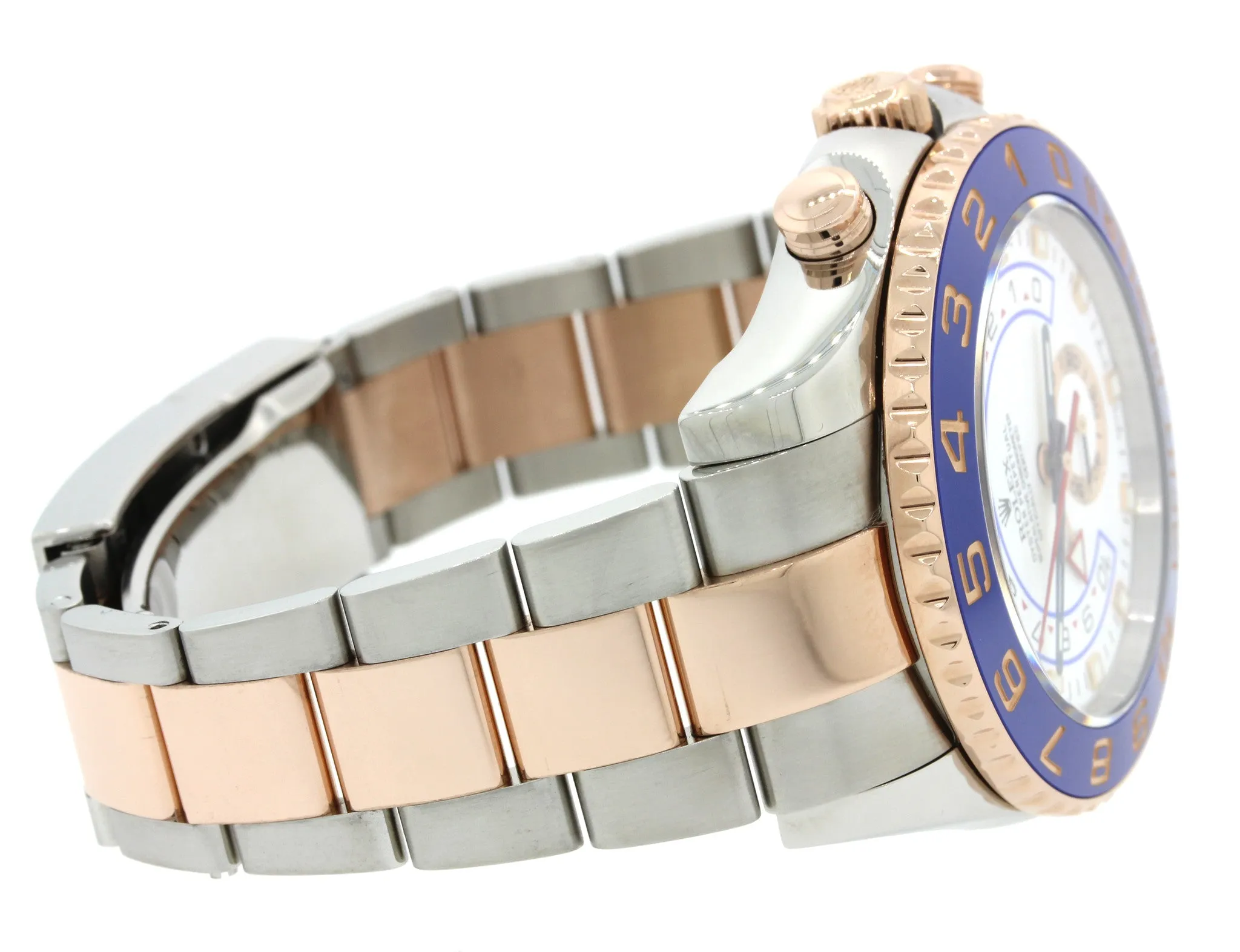 2018 Rolex Yacht-Master 2 44mm Two-Tone 18k Rose Gold Ceramic 116681 Watch