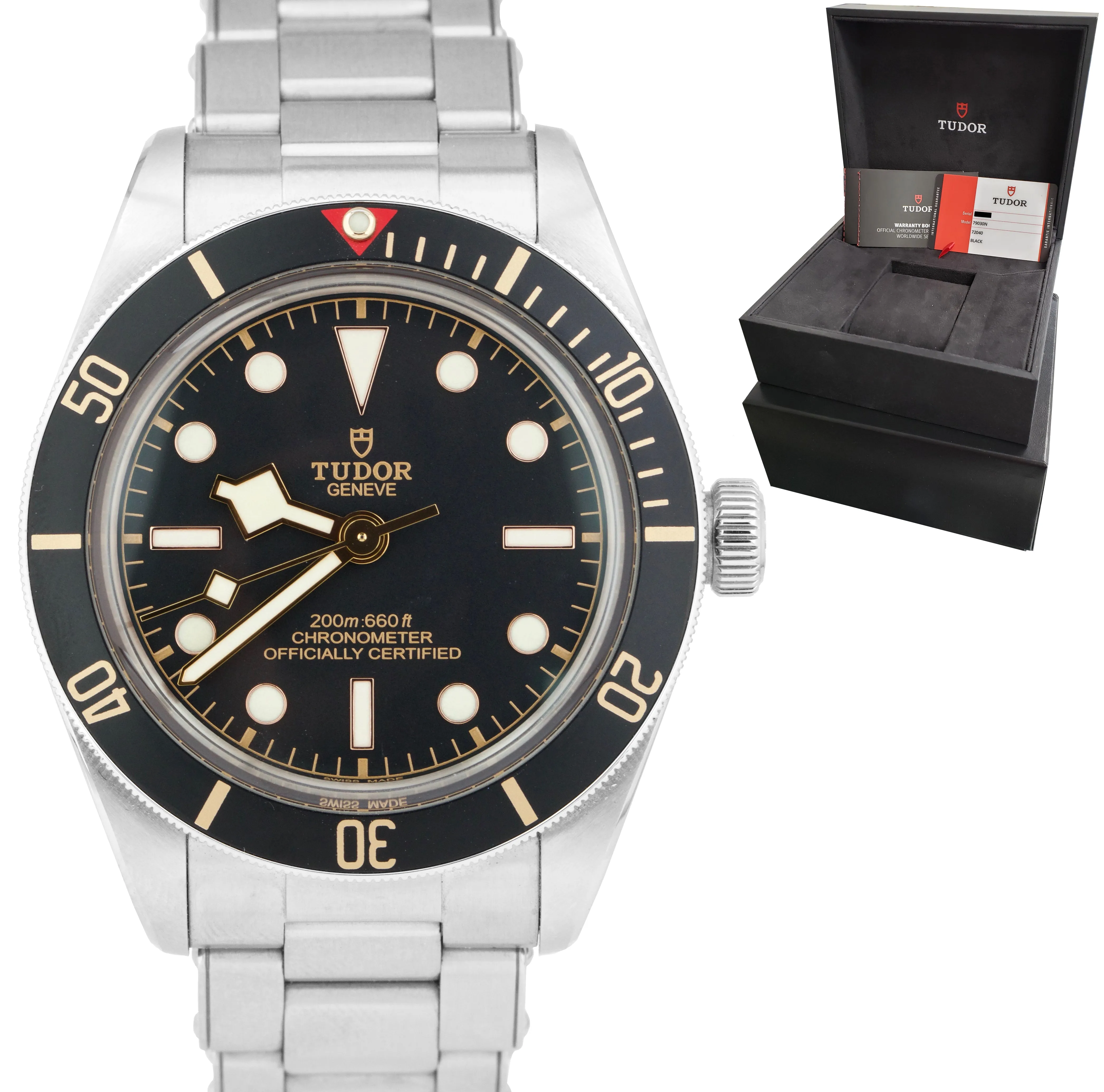 2018 Tudor Black Bay Fifty Eight 58 39mm Stainless Steel Black Watch 79030N B P