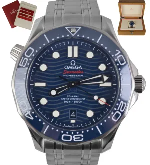 2019 Omega Seamaster 300M 42 Blue Wave Ceramic Stainless 210.30.42.20.03.001