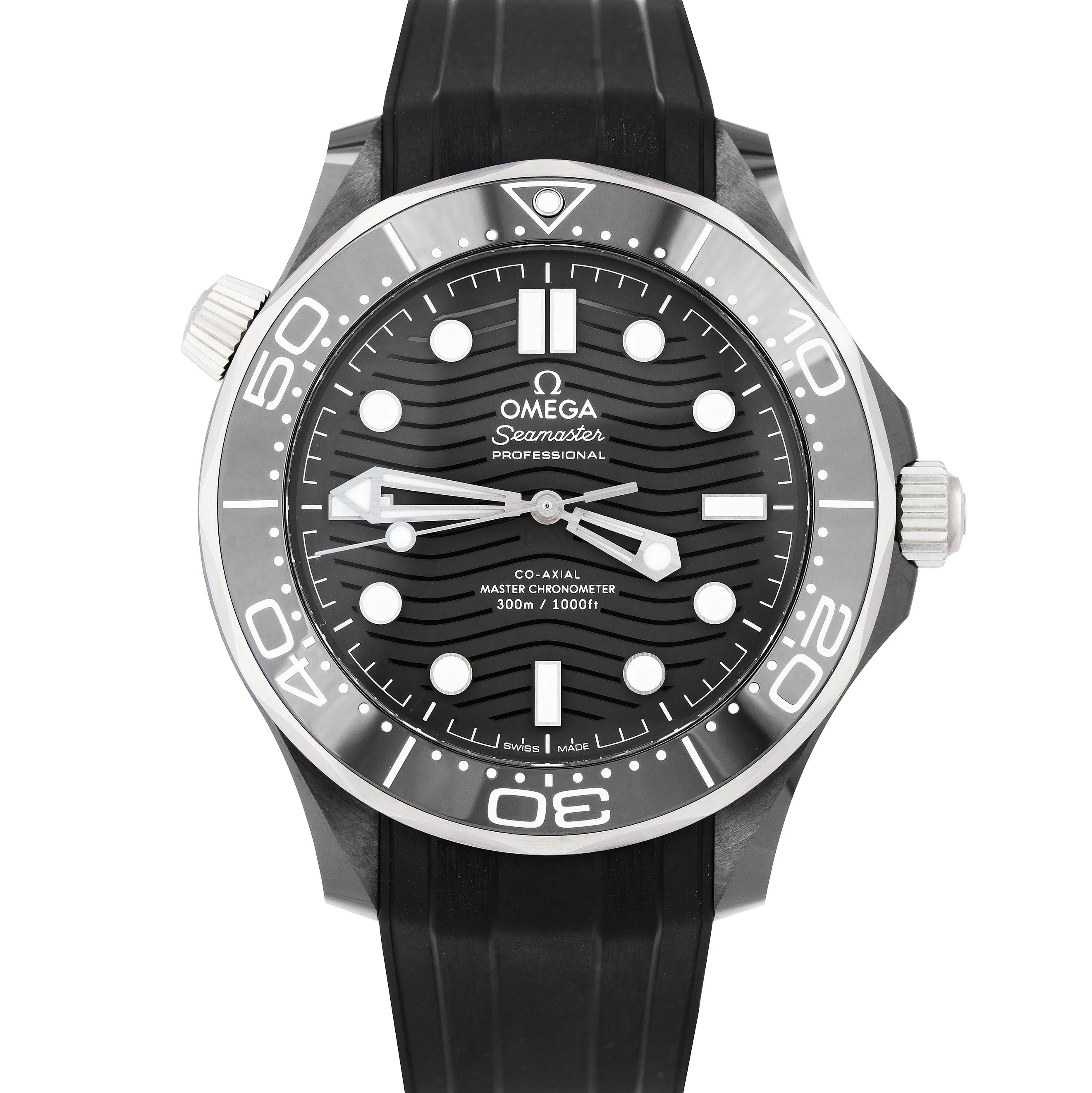2019 Omega Seamaster Diver 300M Black Ceramic 43.5mm Watch 210.92.44.20.01.001