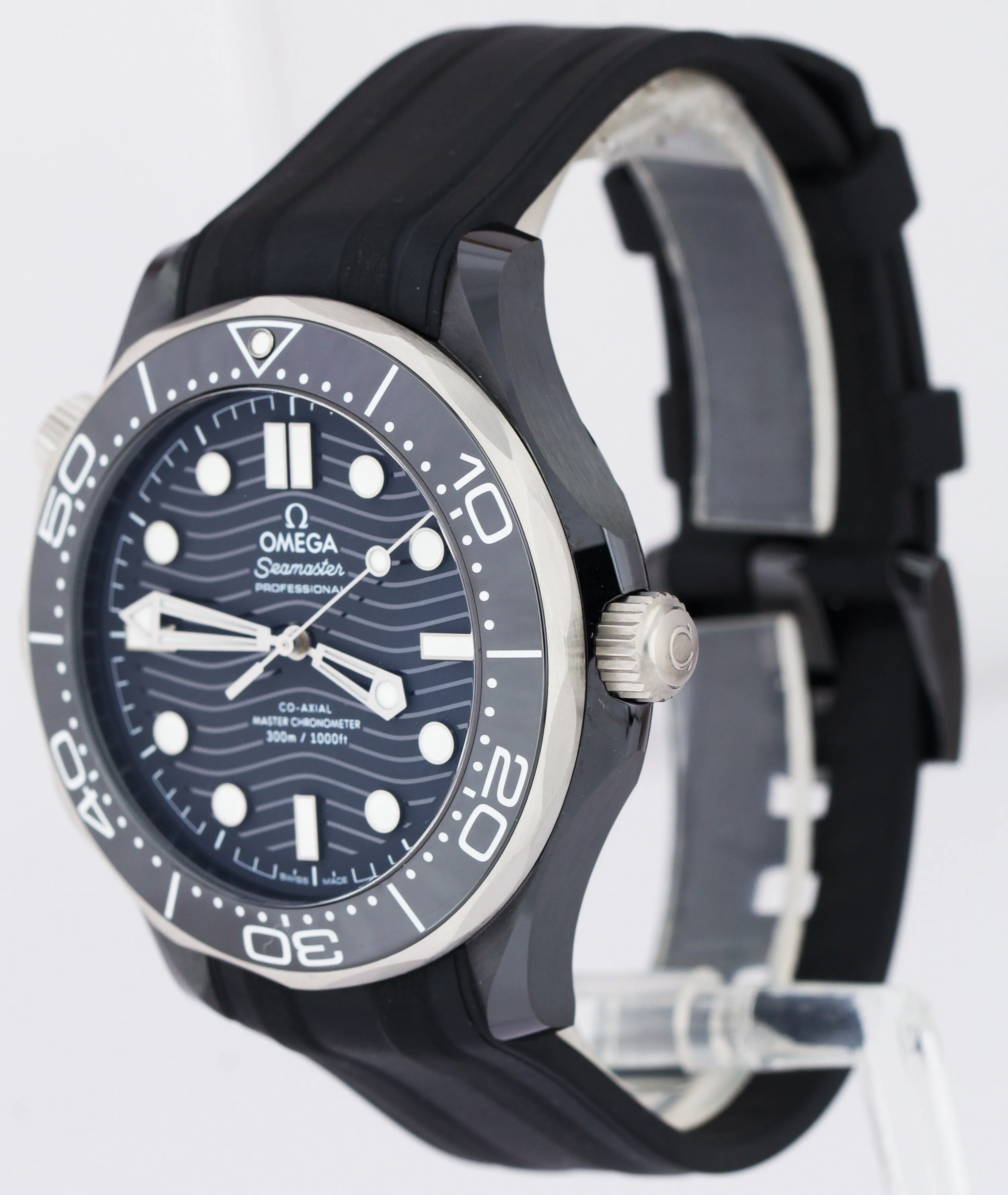 2019 Omega Seamaster Diver 300M Black Ceramic 43.5mm Watch 210.92.44.20.01.001