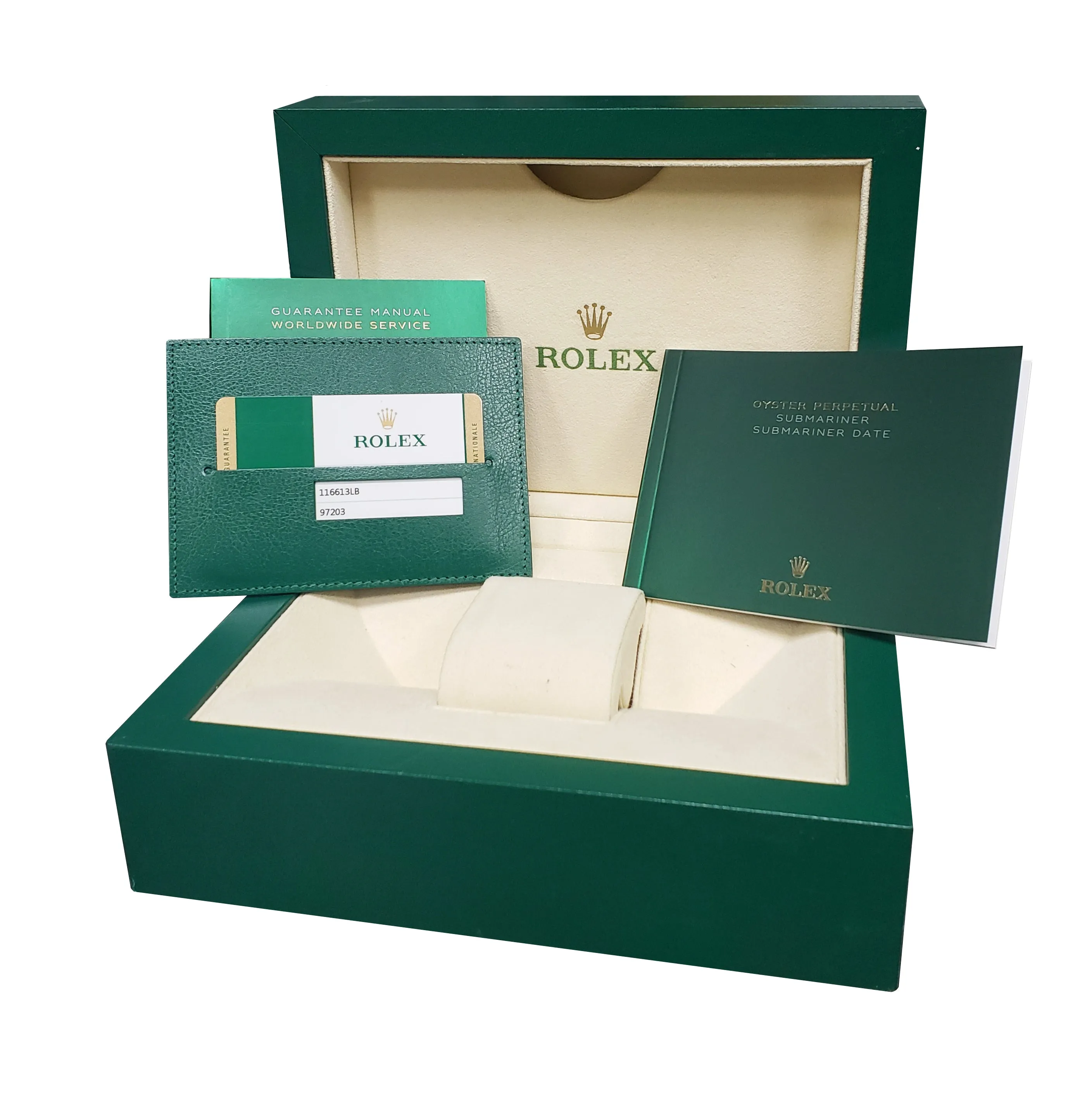 2019 Rolex Submariner Date Ceramic Two-Tone Stainless Gold Blue Watch 116613 LB