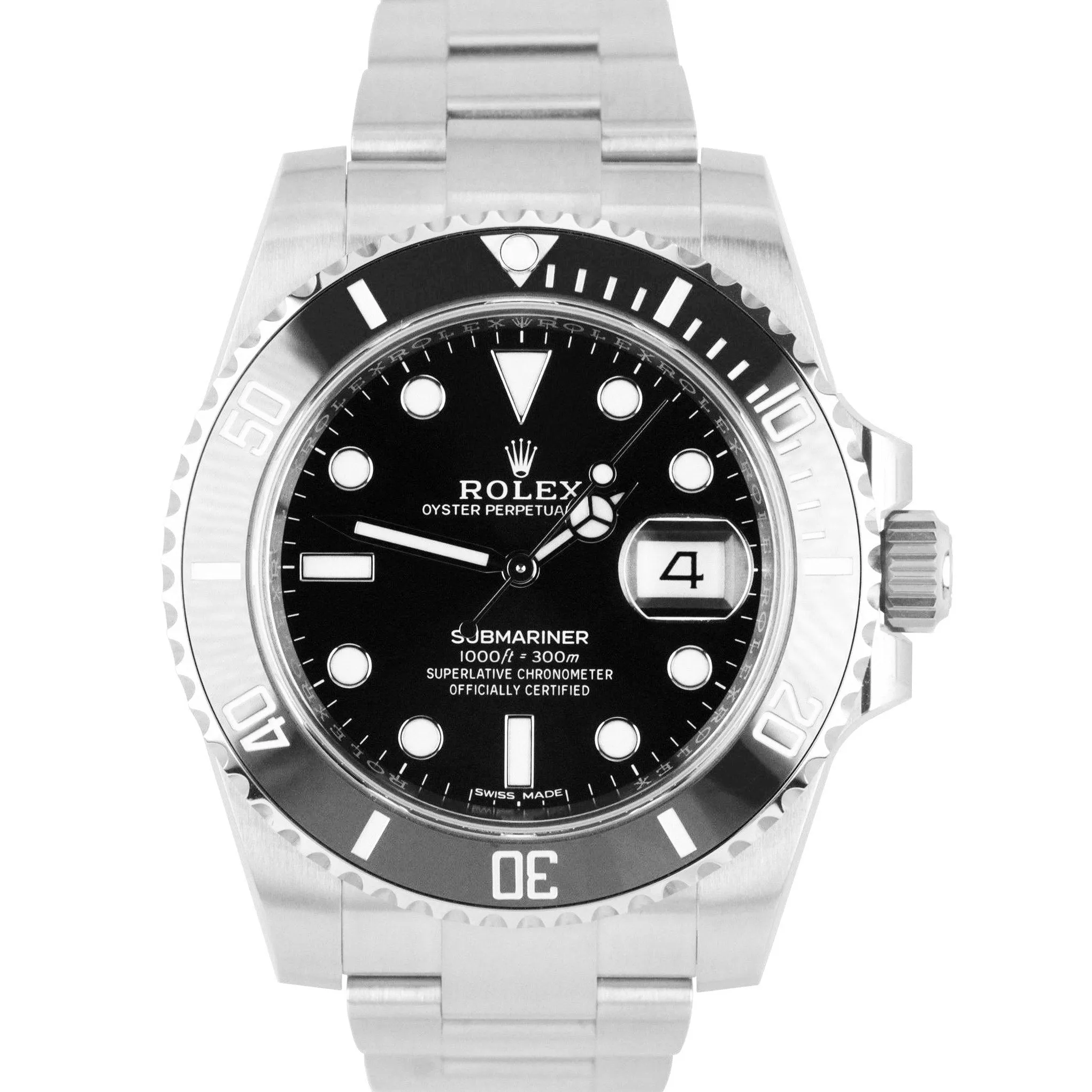 2020 MINT NEW CARD Rolex Submariner Date 40mm Black Ceramic Stainless 116610 LN