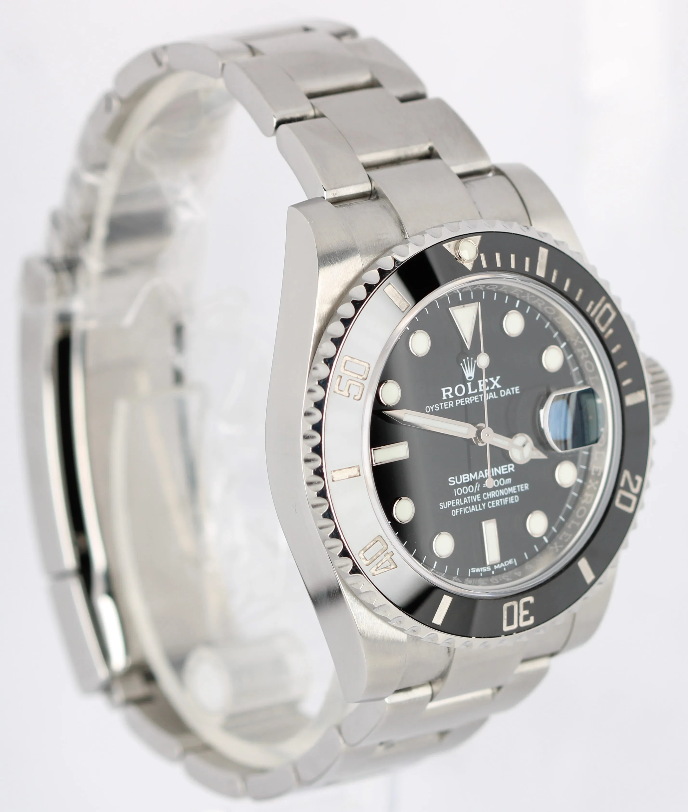 2020 MINT NEW CARD Rolex Submariner Date 40mm Black Ceramic Stainless 116610 LN