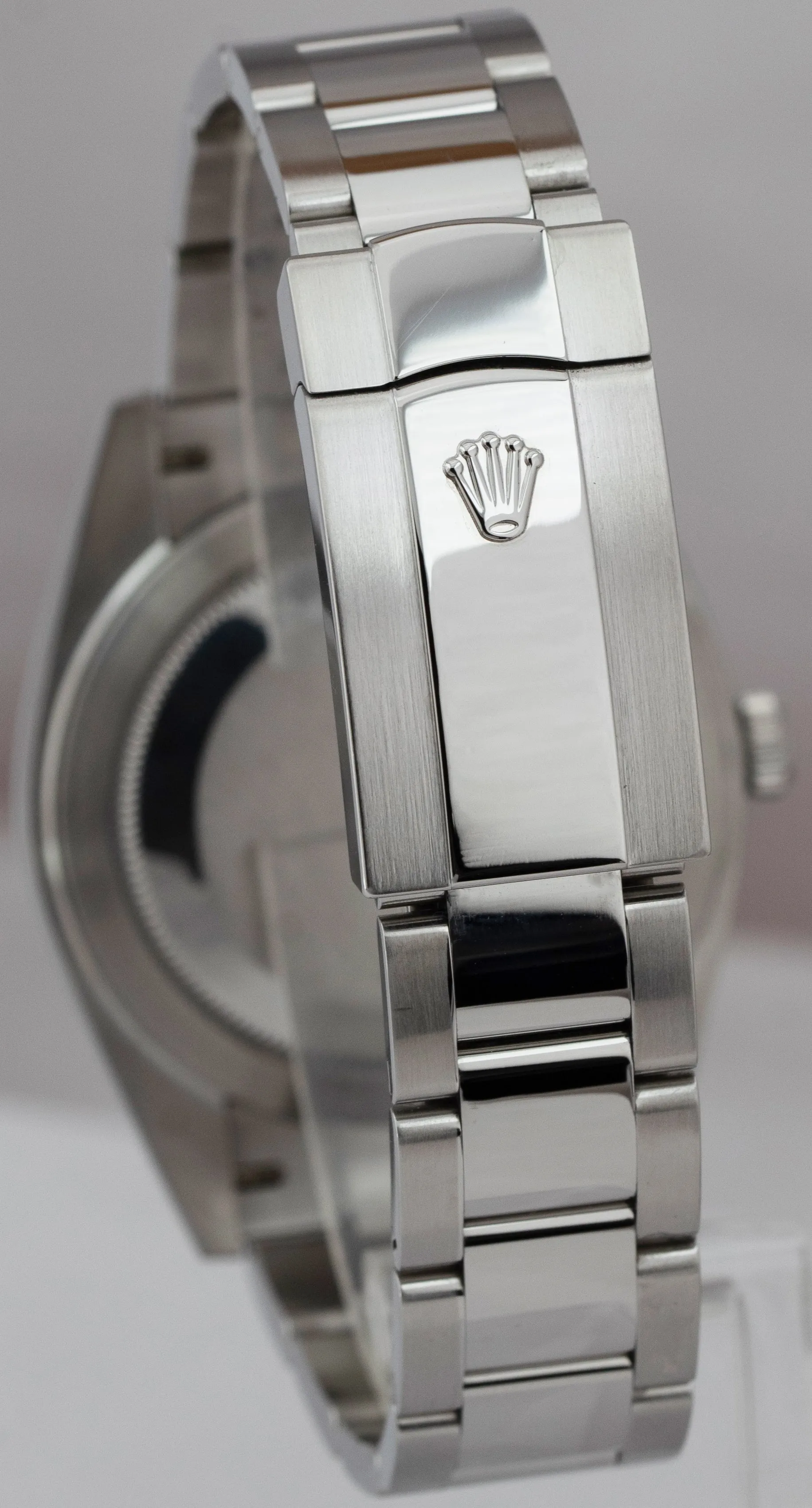 2020 Rolex DateJust 41 Black 41mm Smooth Stainless Steel Oyster Watch 126300 B P