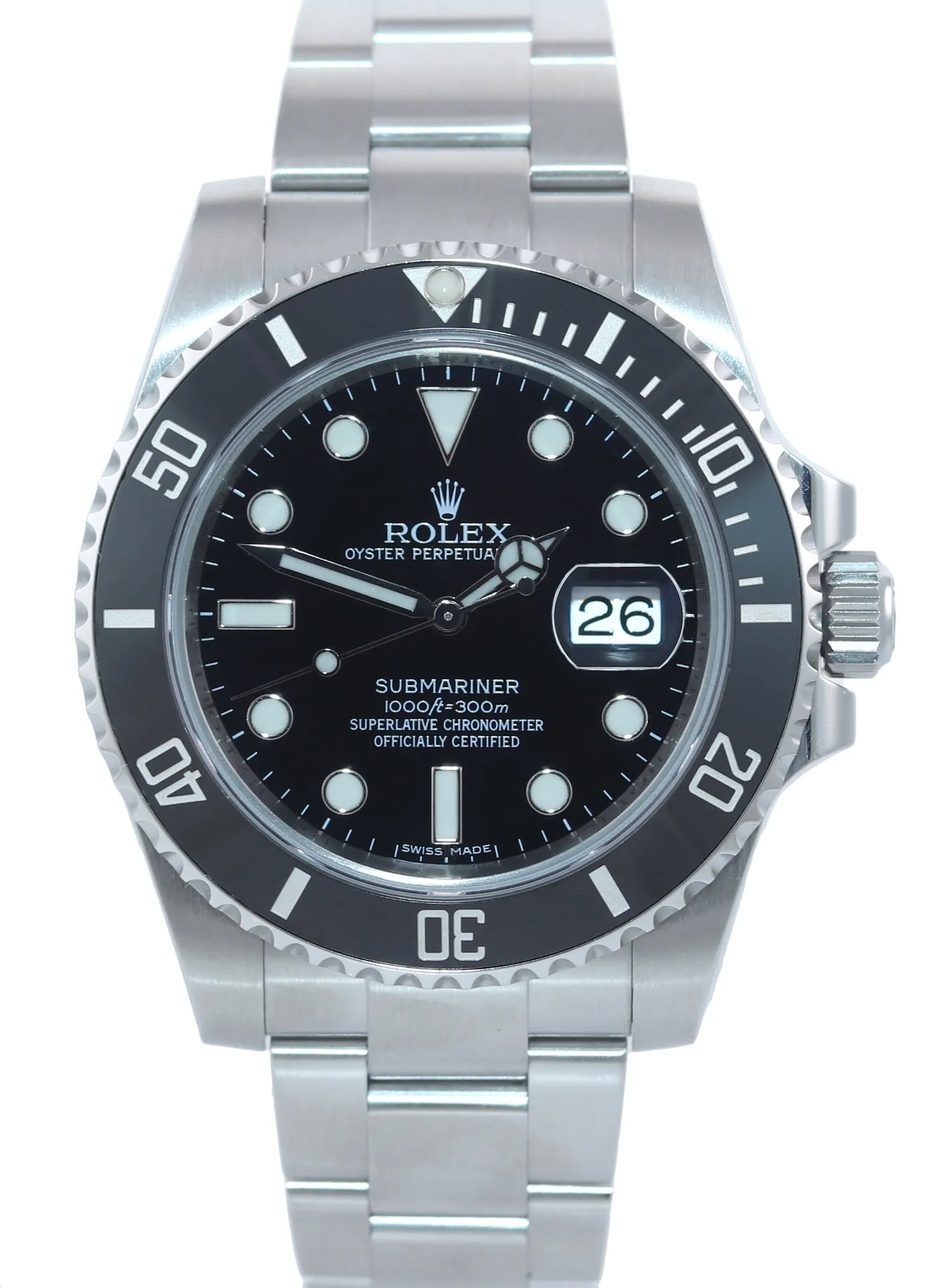 2020 Rolex Submariner Date 116610 Steel Black Ceramic Bezel Watch Box