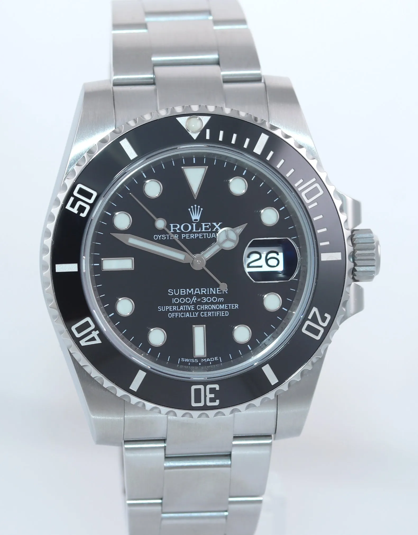 2020 Rolex Submariner Date 116610 Steel Black Ceramic Bezel Watch Box