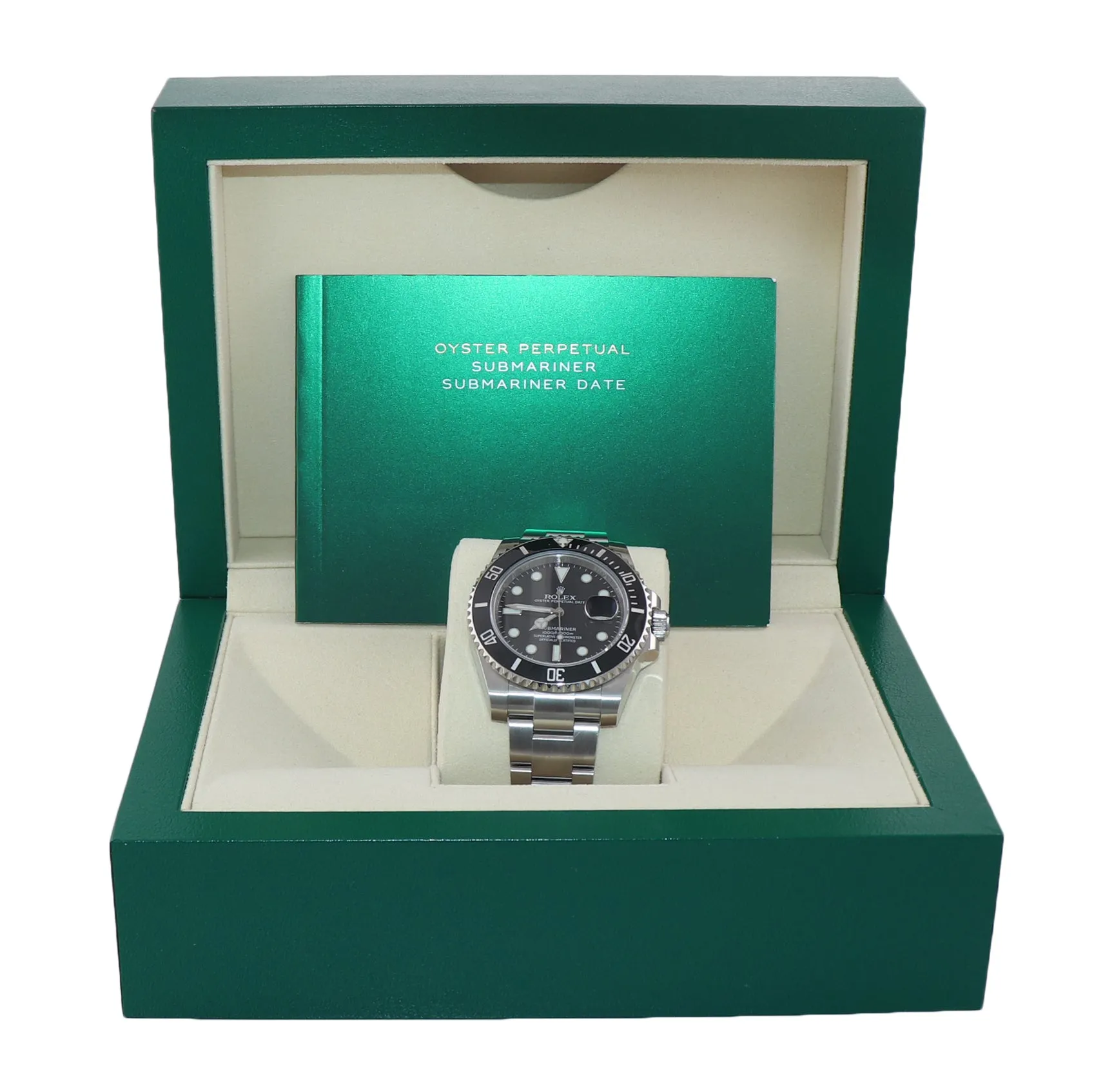 2020 Rolex Submariner Date 116610 Steel Black Ceramic Bezel Watch Box