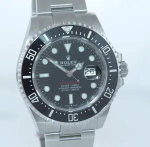 2021 Mark II Rolex Red Sea-Dweller 43mm 126600 Steel Oyster Watch Box