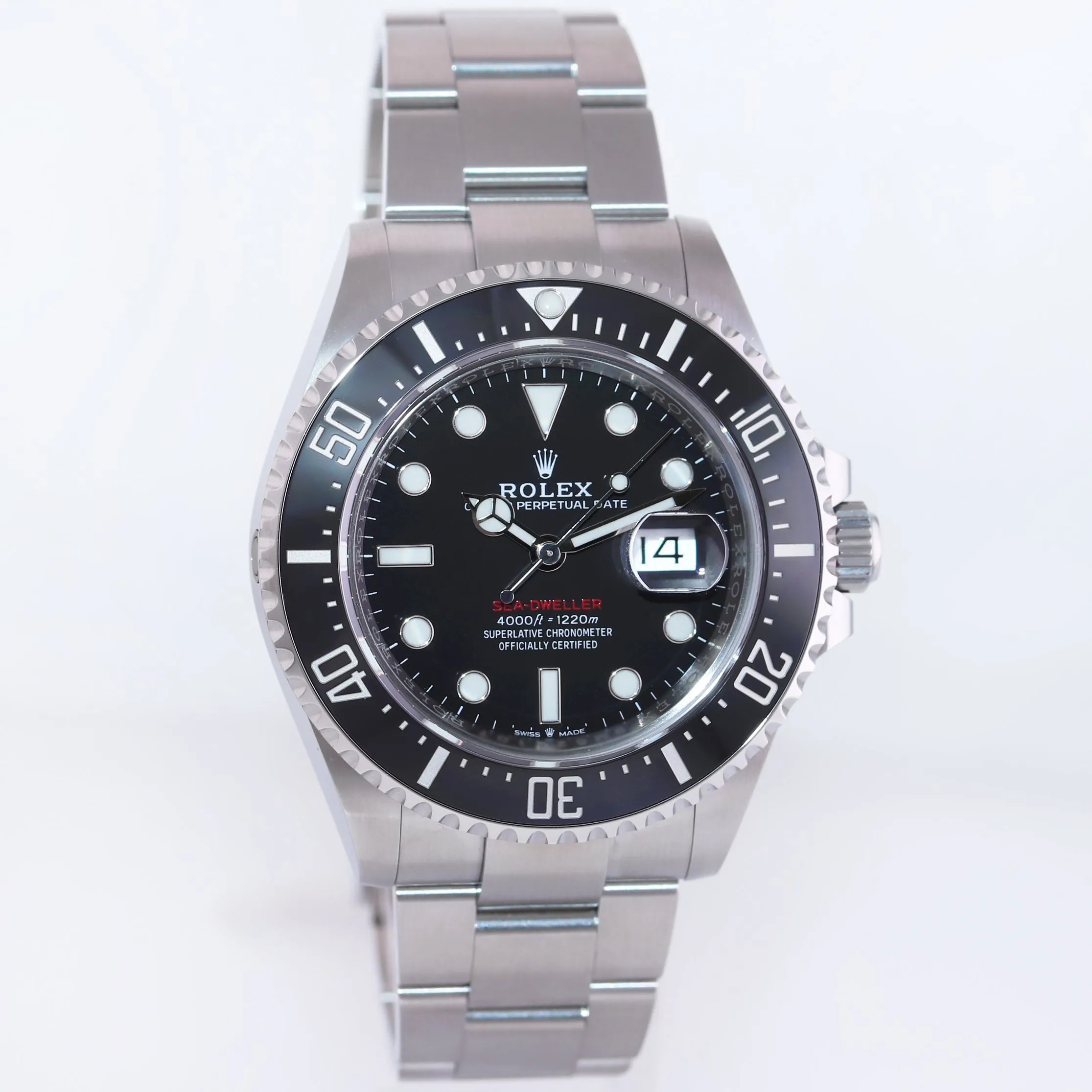 2021 MINT PAPERS Rolex Red Seadweller SD43 126600 43mm Mark 2 Watch Box
