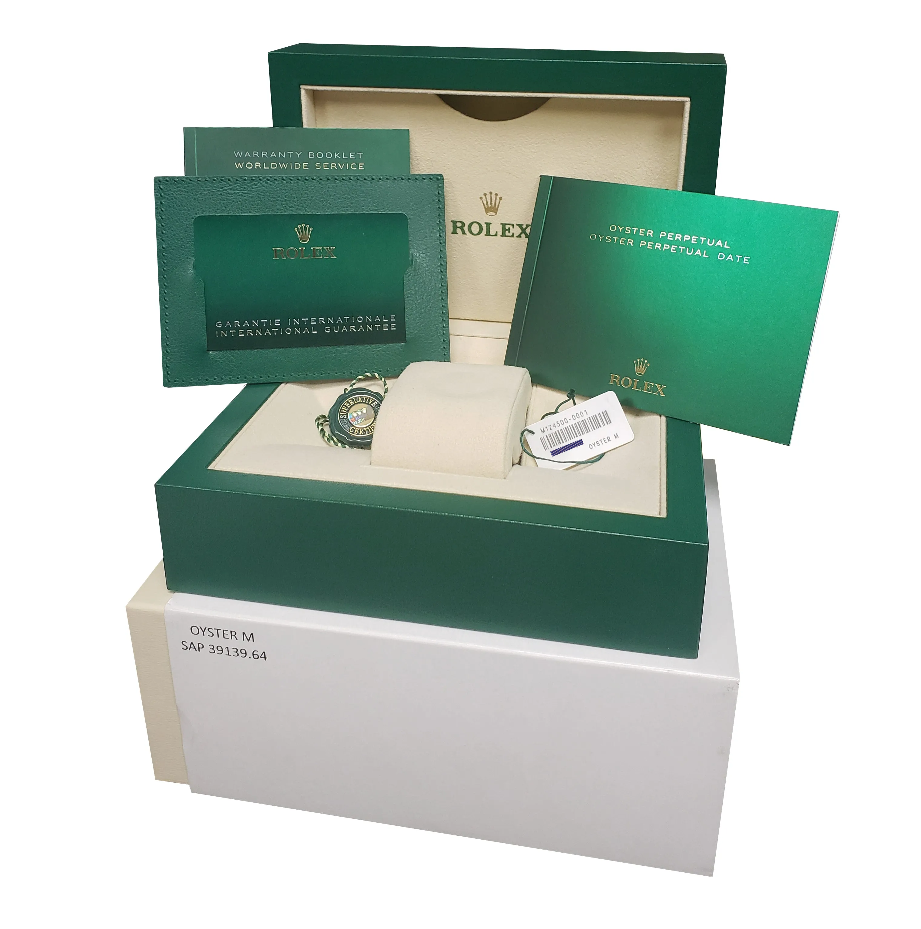 2021 Rolex Oyster Perpetual SILVER GOLD Stainless Steel Oyster 124300 41mm Watch