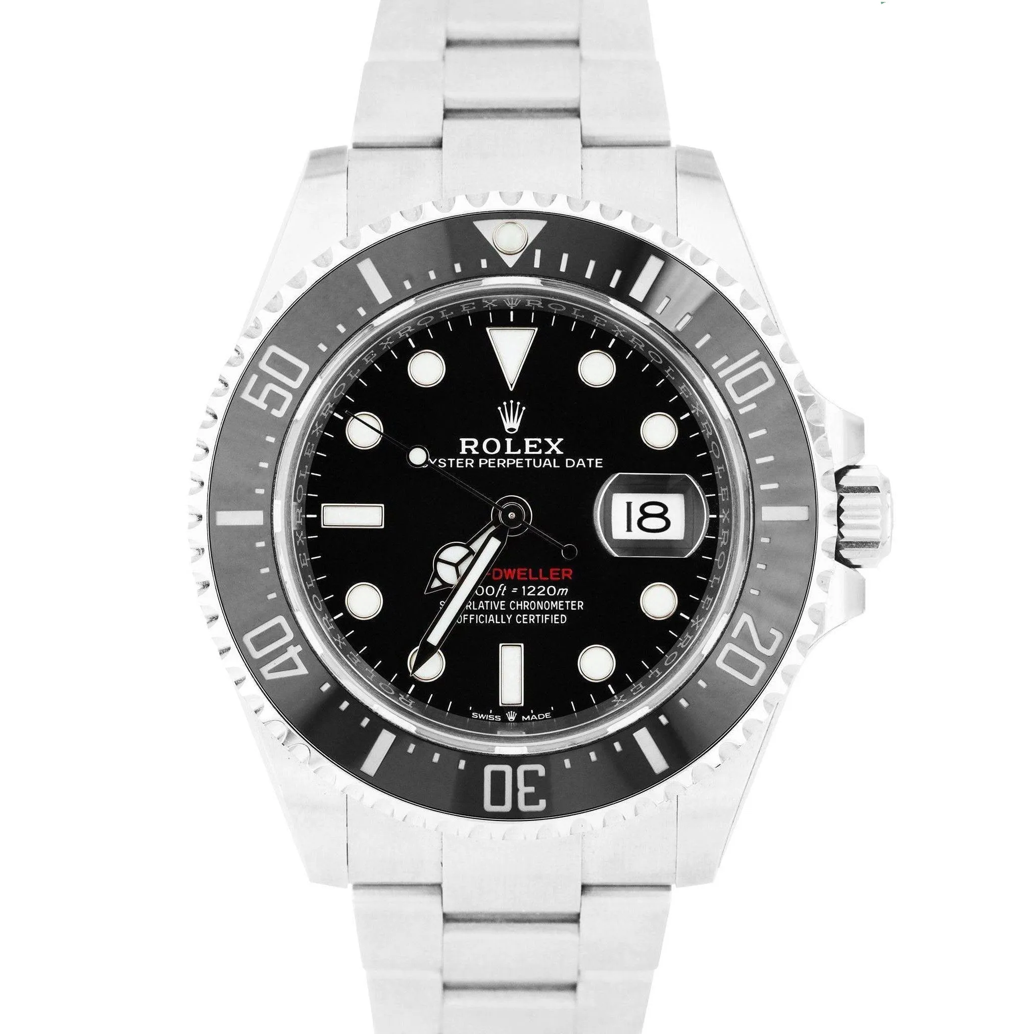2021 Rolex Red Sea-Dweller 43mm Mark II 50th Anniversary Stainless 126600 Watch