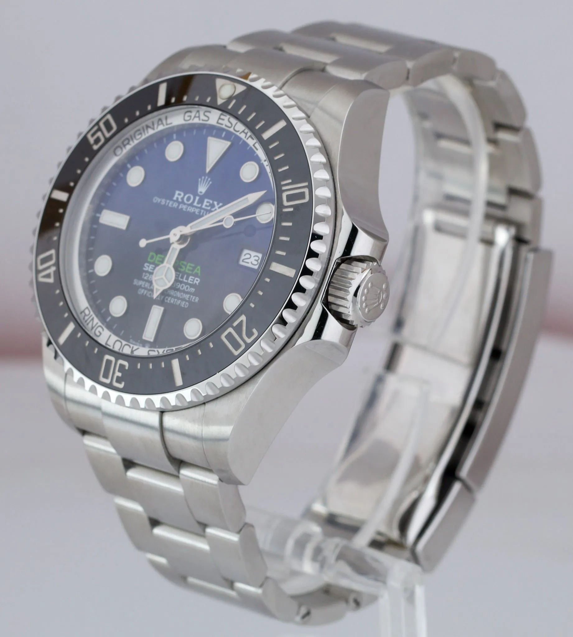 2021 Rolex Sea-Dweller Deepsea James Cameron Blue Steel 44mm Dive 126660 B P