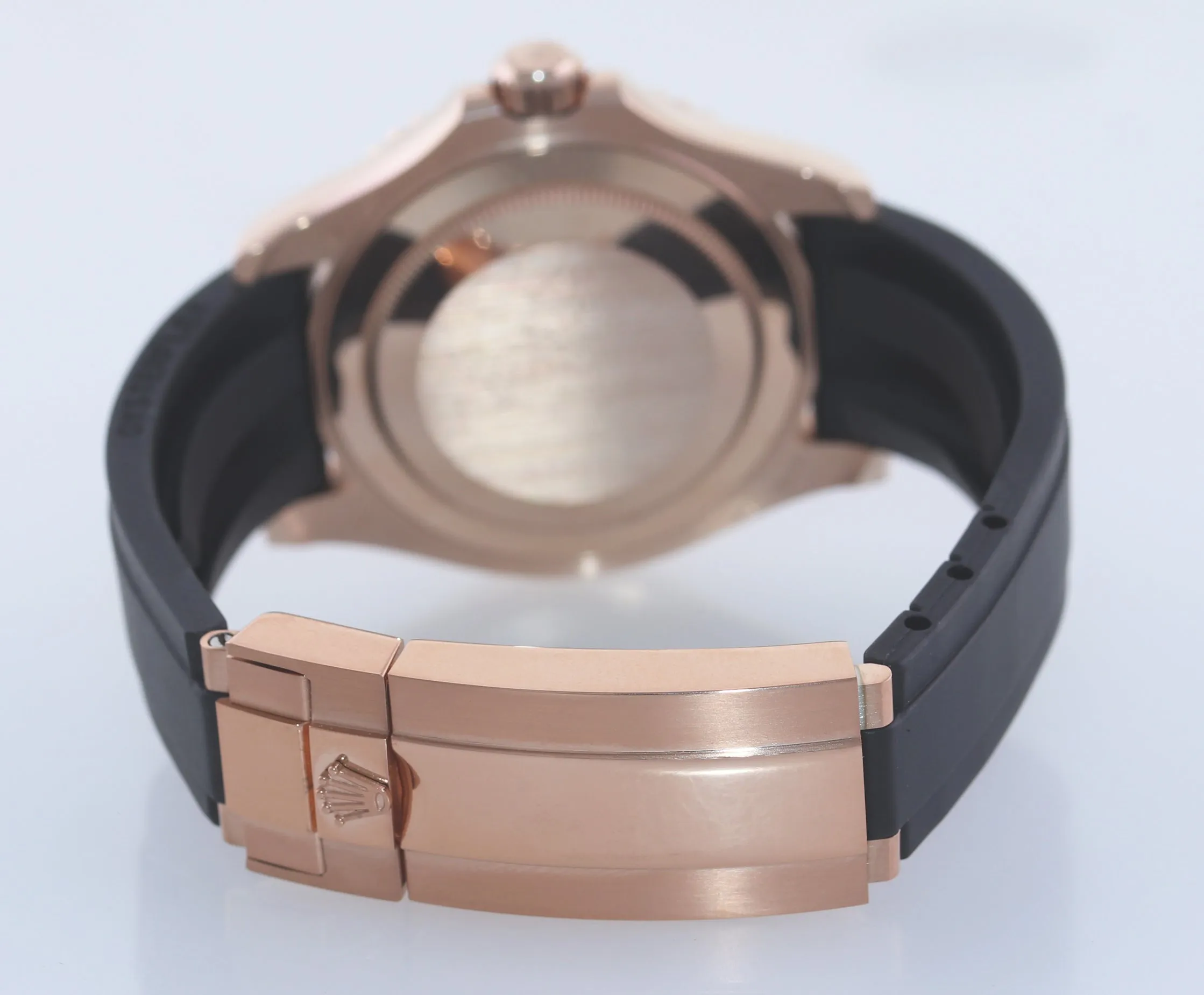 2021 Rolex Yacht-Master 126655 Everose Rose Gold 40mm Rubber Steel Watch Box