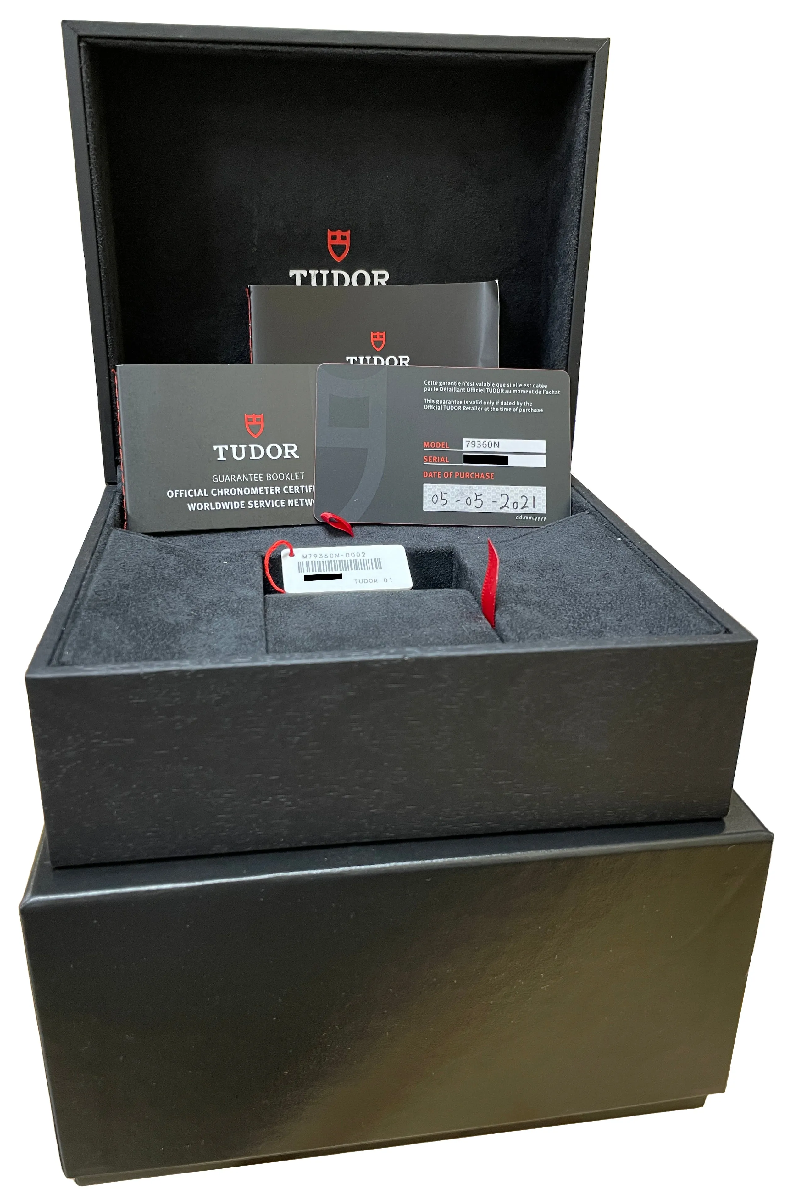 2021 Tudor Black Bay Chrono 41mm White Panda Stainless Steel Watch 79360N B P