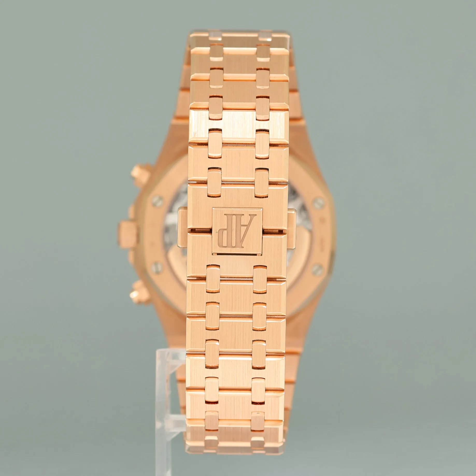 2022 PAPERS Audemars Piguet Royal Blue Anniversary Chrono Rose Gold 26240OR Watch