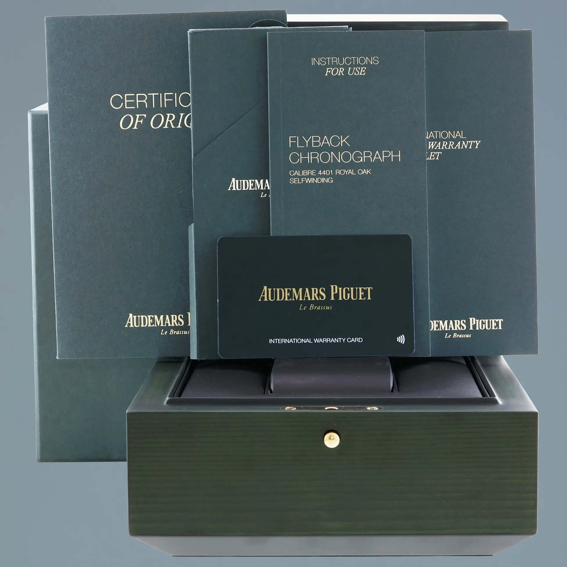 2022 PAPERS Audemars Piguet Royal Blue Anniversary Chrono Rose Gold 26240OR Watch