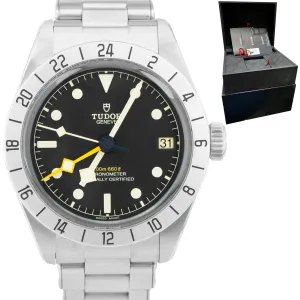 2022 Tudor Black Bay Pro 39mm Stainless Steel Black Date Watch 79470 FULL SET