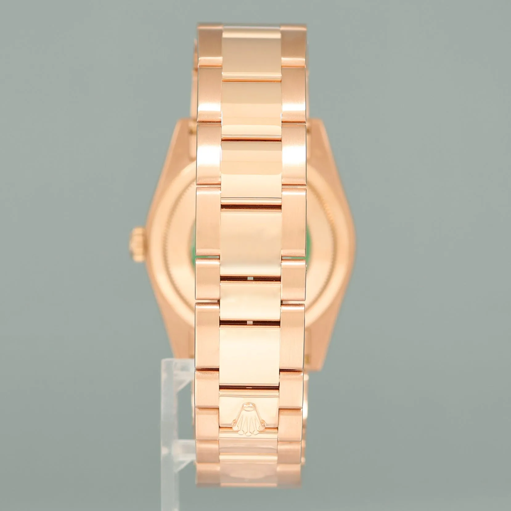 2023 RSC Papers Rolex President Day Date Rose Gold 118205 White Roman Watch Box