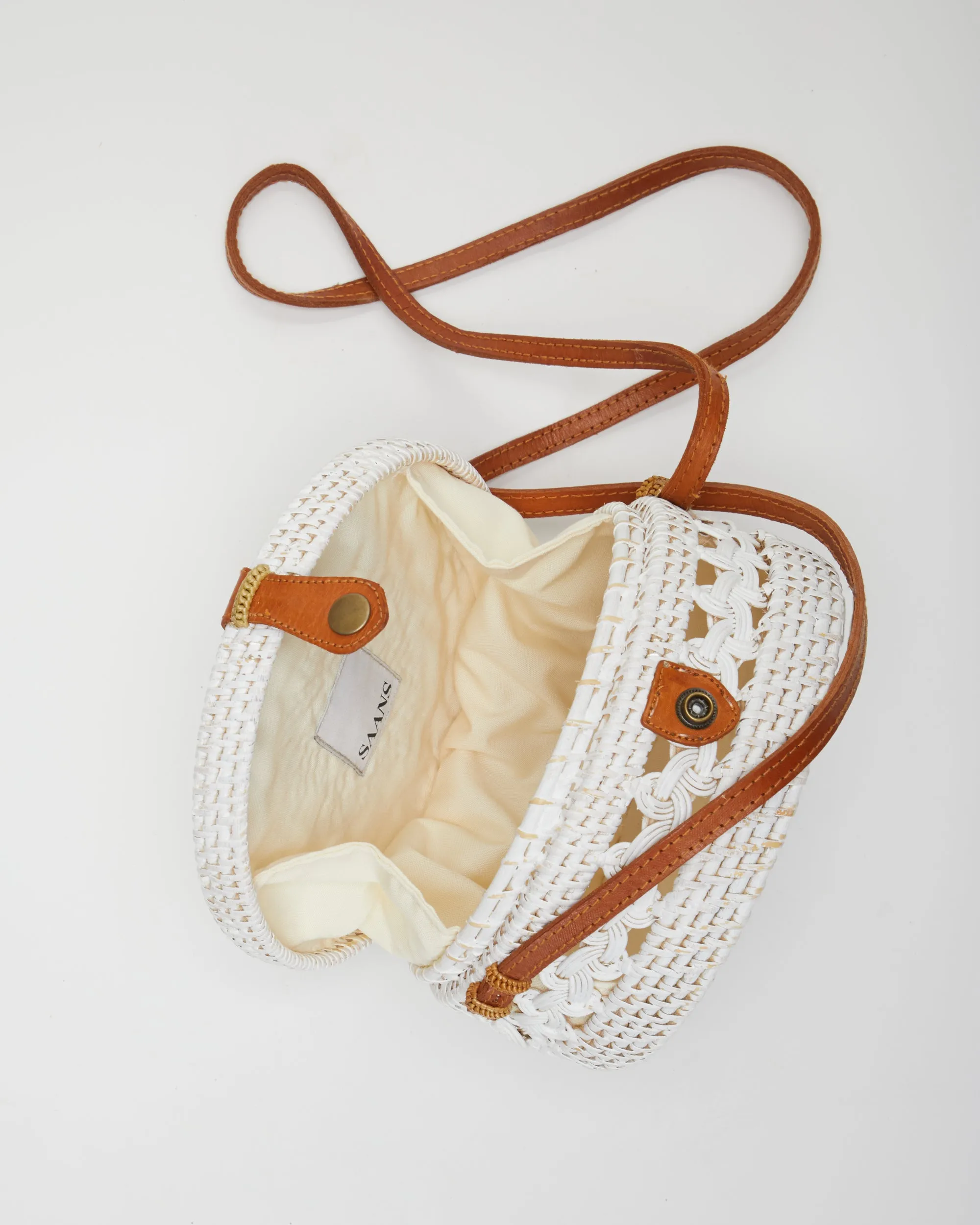 415 LUNA Crossbody Bag in White - FINAL SALE