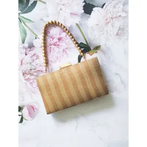 A Clutch Story Gold Garba Clutch