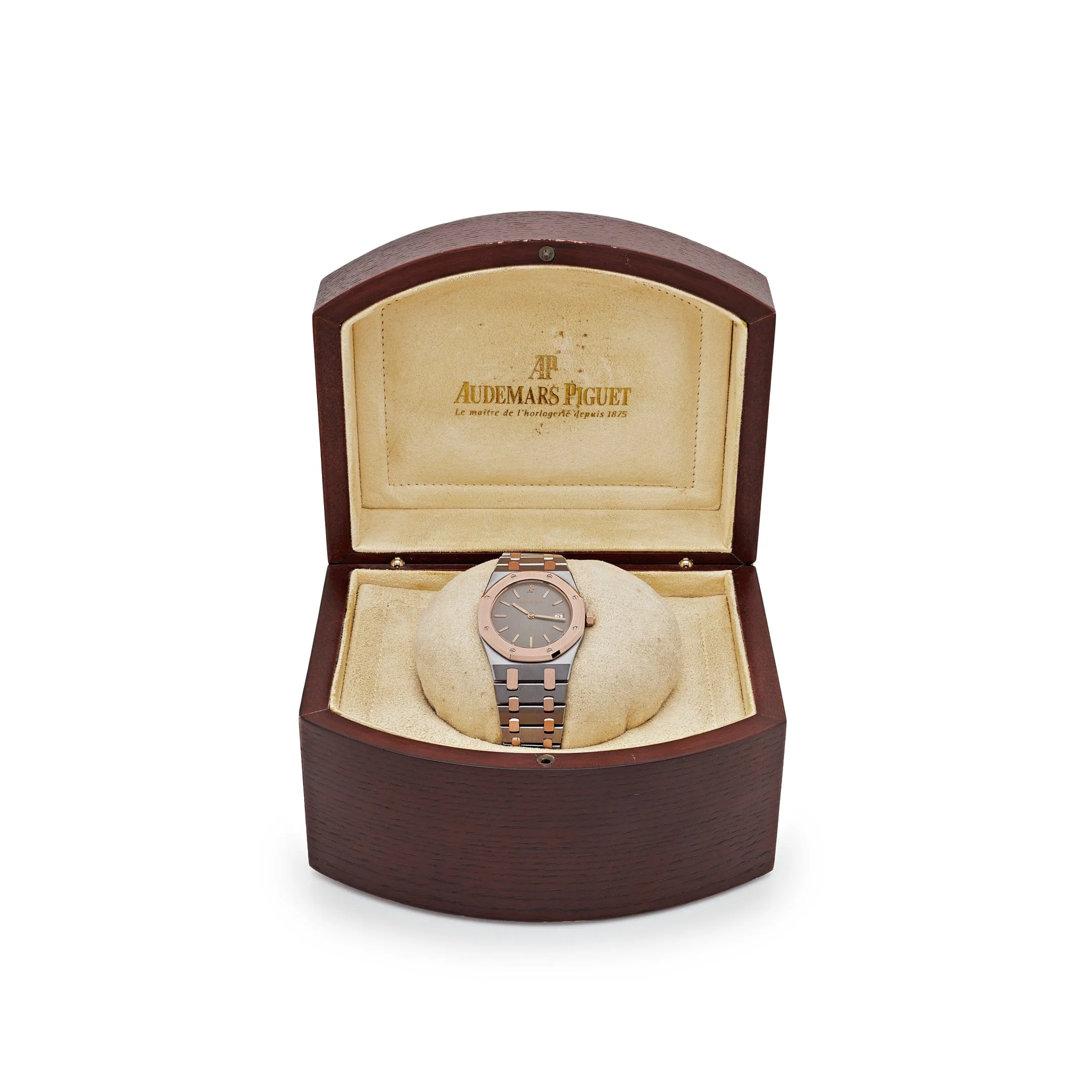 A&P Luxury Watches Royal Oak 56175TR.0.0789TR 'Ladies' Two-Toned Tantalum Rose Gold Slate Dial (2000)