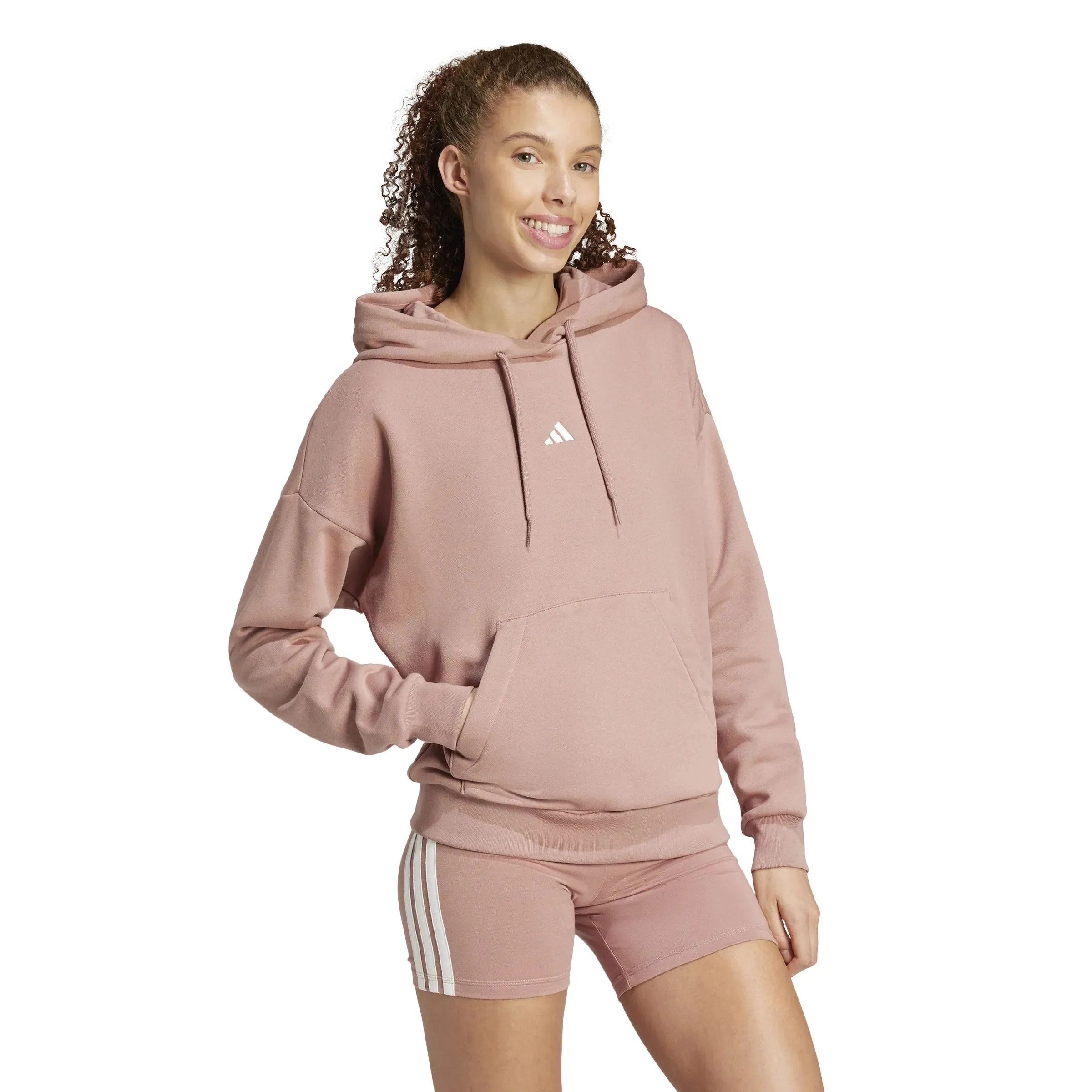 Adidas Essentials Small Logo Feel Cozy Hoodie - Women