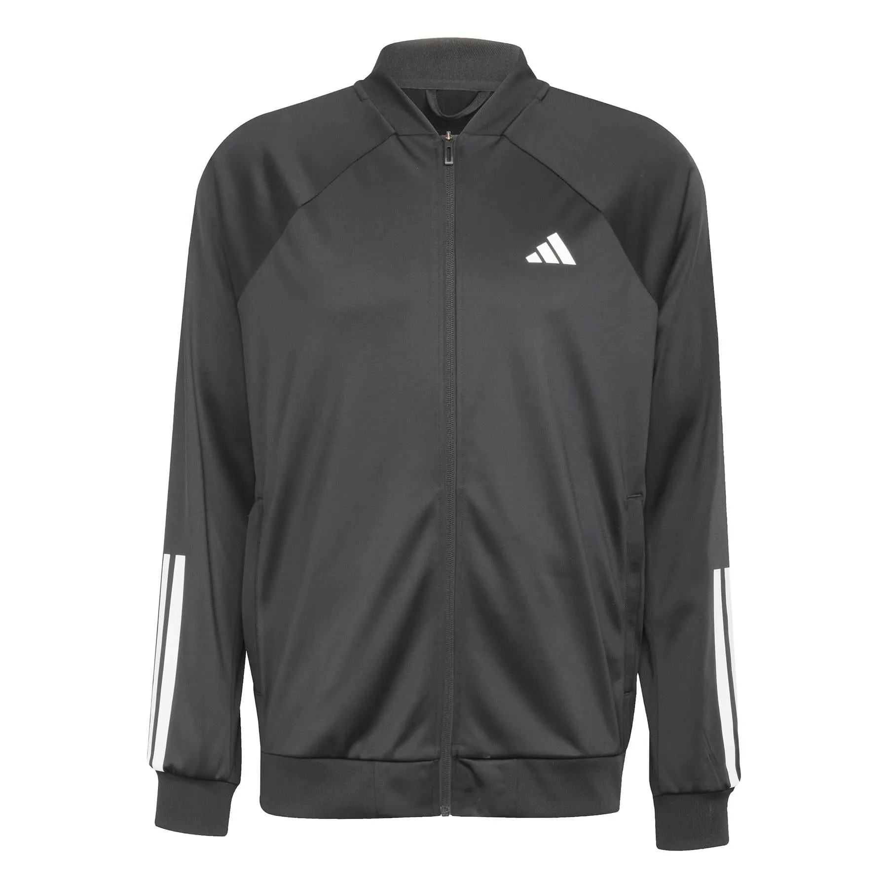ADIDAS Mens 3 Stripe Knit Badminton Jacket - Black