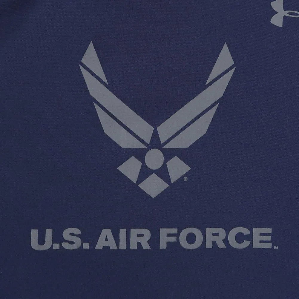 Air Force Under Armour Fly Fight Win Armour Fleece Hood (Navy)