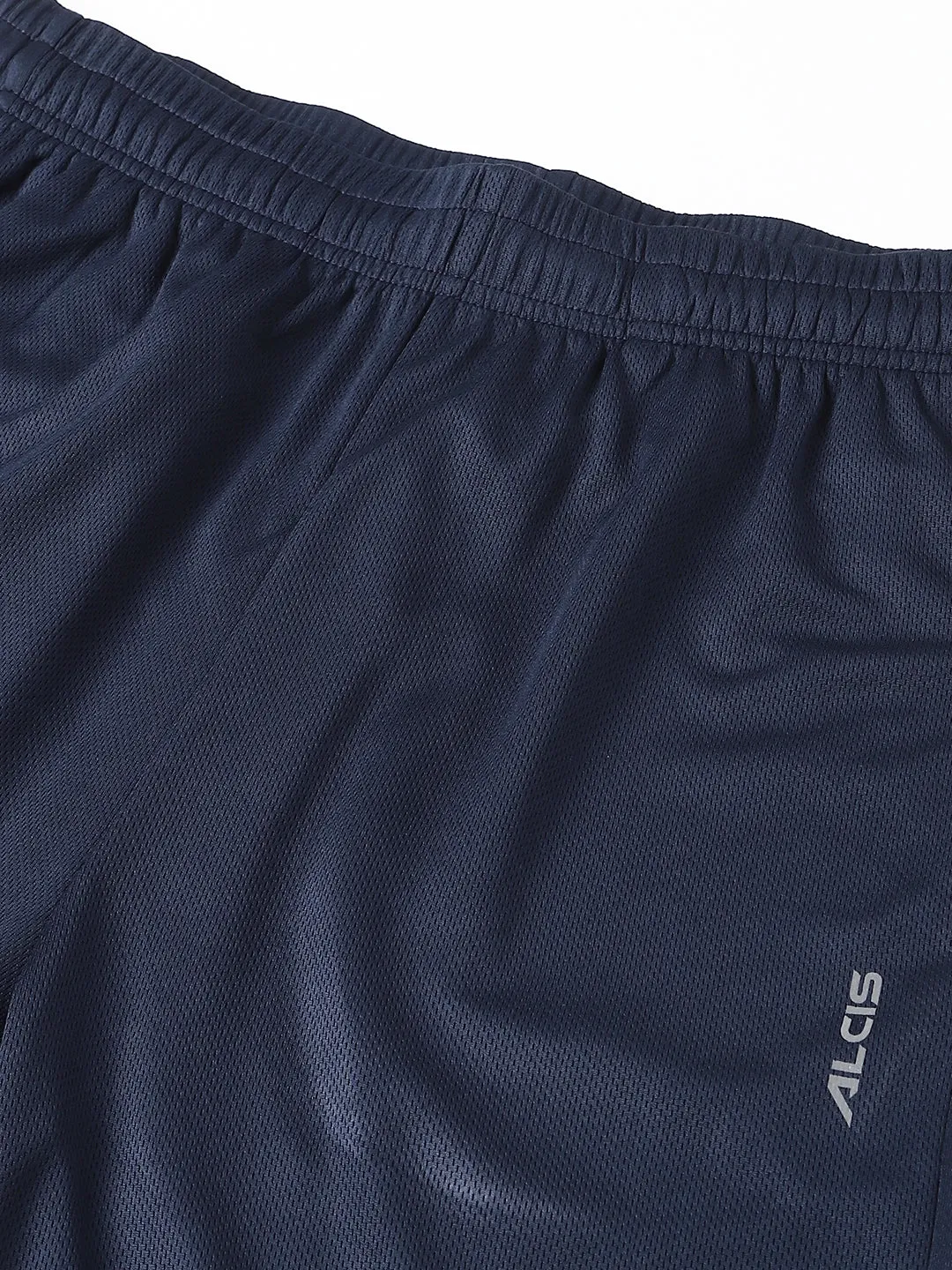 Alcis Men Navy Anti-Static Slim-Fit Training Shorts