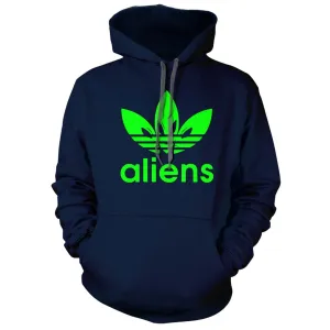 Aliens - Adidas Logo Parody Hoodie