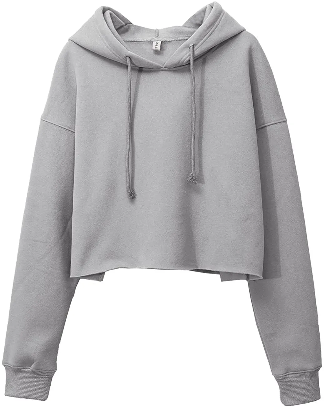 Amazhiyu Women's Fleece Cropped Hoodies Sweatshirt with Hooded