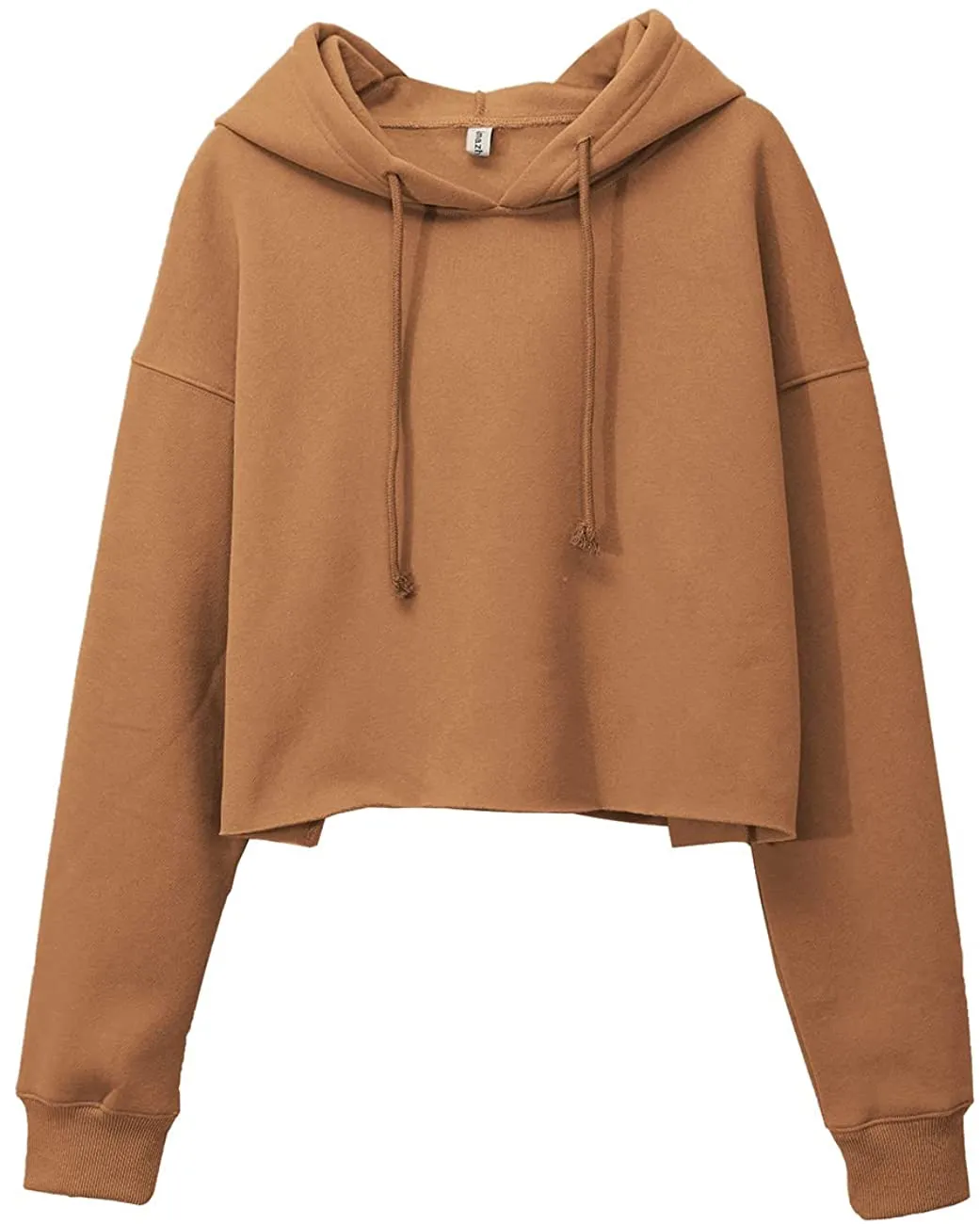 Amazhiyu Women's Fleece Cropped Hoodies Sweatshirt with Hooded