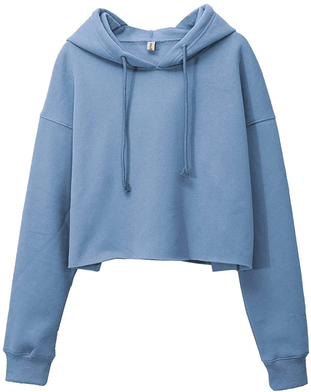 Amazhiyu Women's Fleece Cropped Hoodies Sweatshirt with Hooded