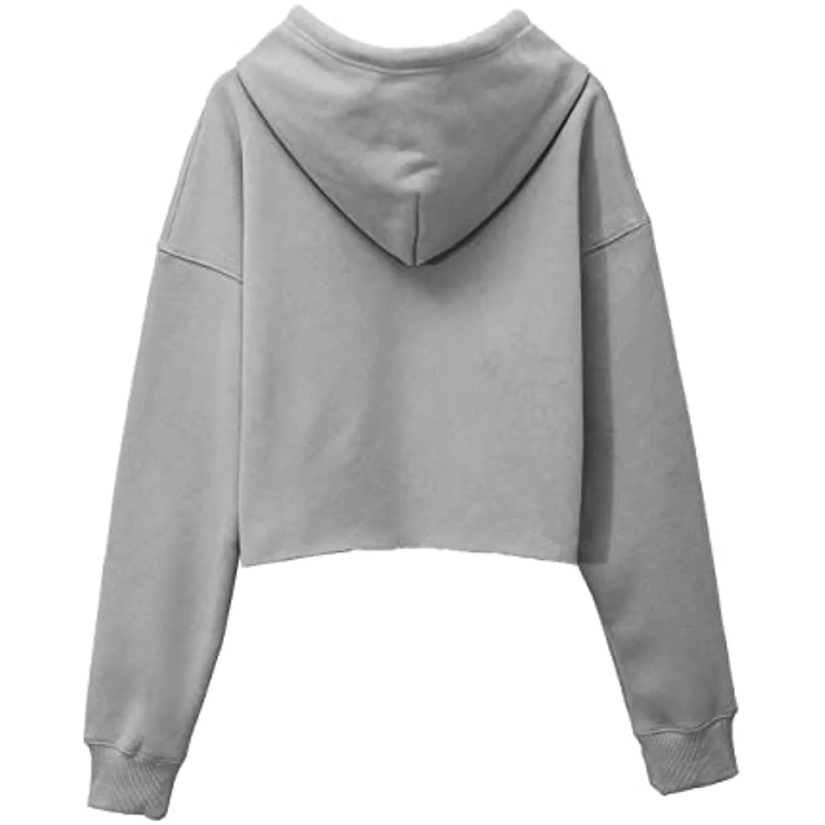 Amazhiyu Women's Fleece Cropped Hoodies Sweatshirt with Hooded